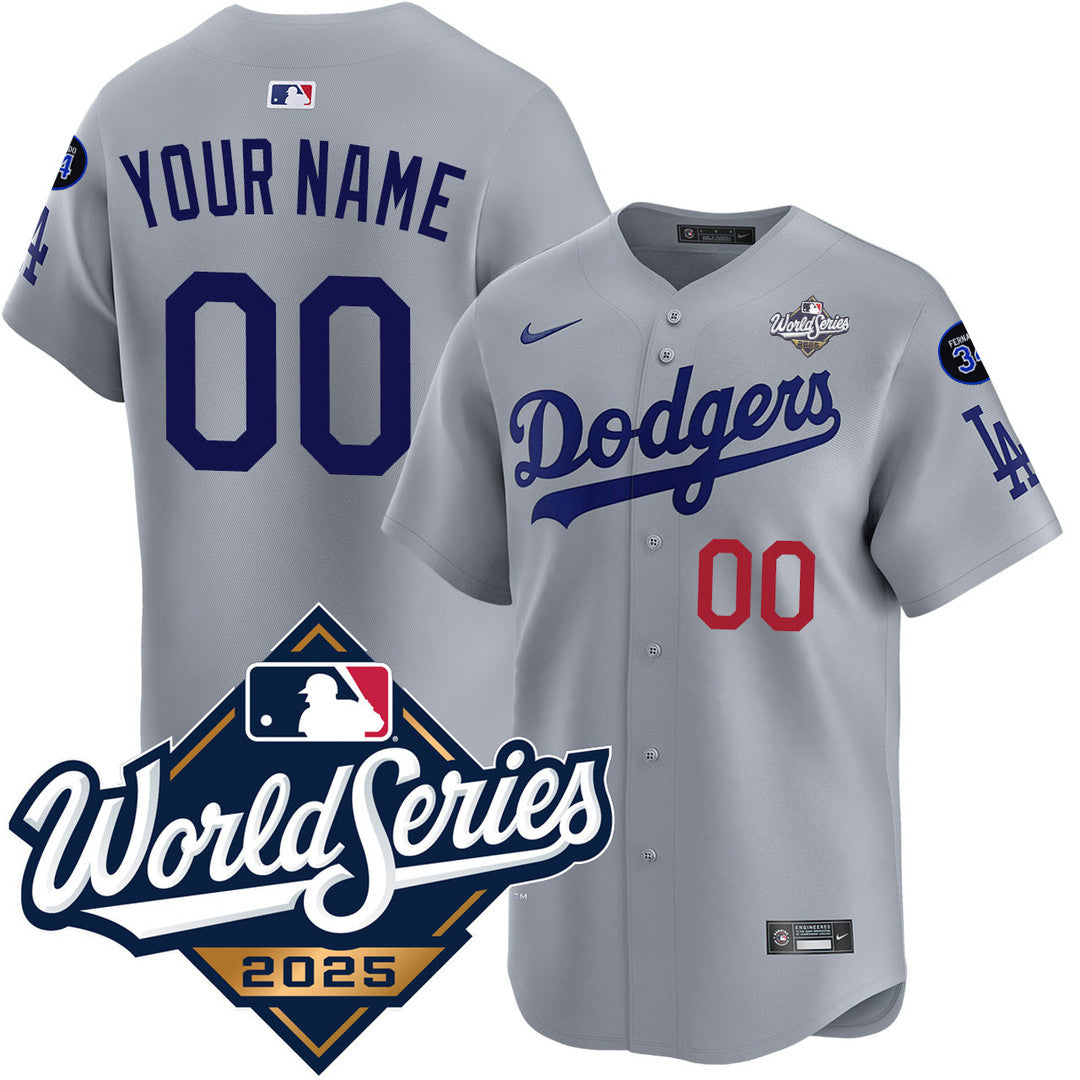 Men's LA Dodgers 25/26 Stitched Jersey - World Series 2025 Patch