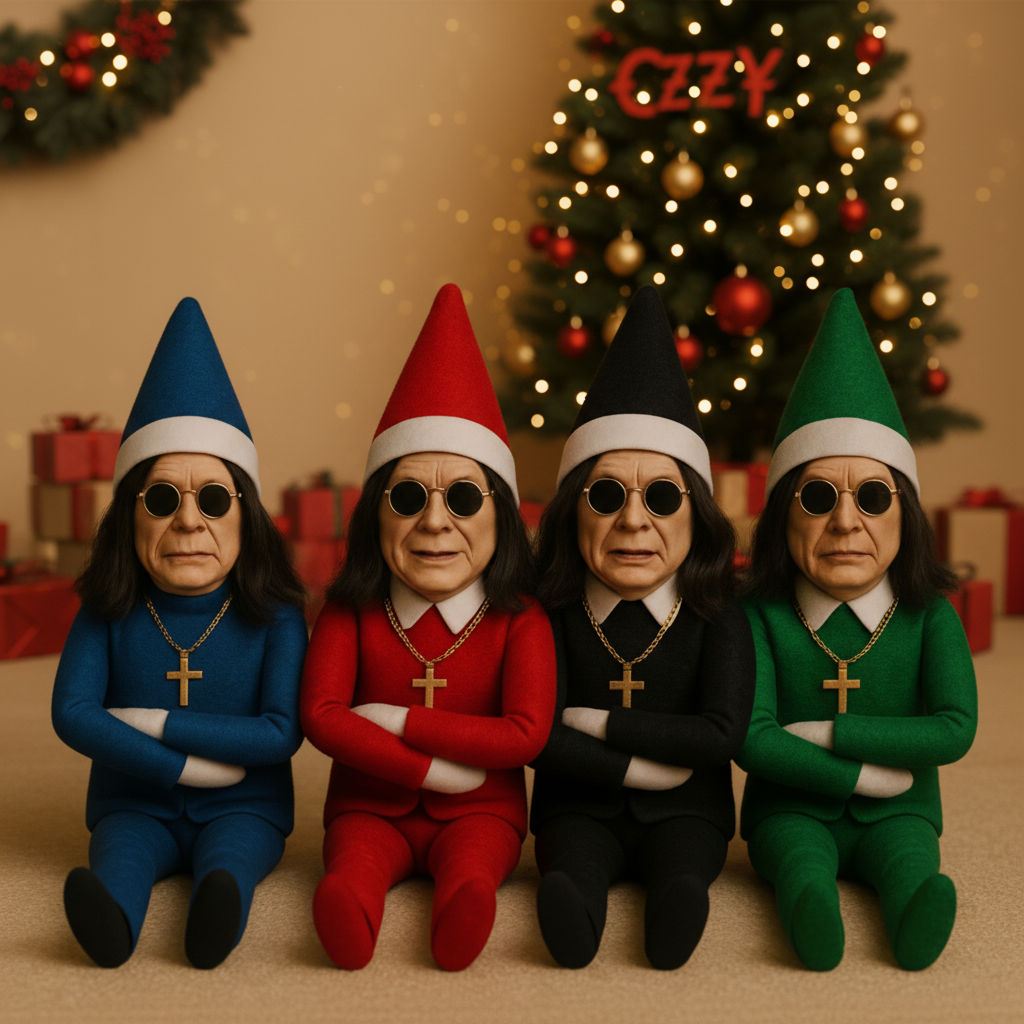 Ozzy Christmas Elf Doll