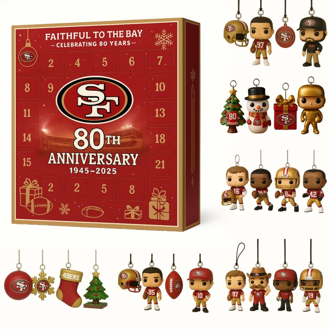 SF 49ers 80th Anniversary Advent Calendar