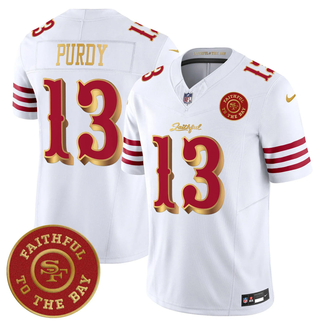 Men's Niners Football “Rivalries” Jersey - Faithful To The Bay Patch