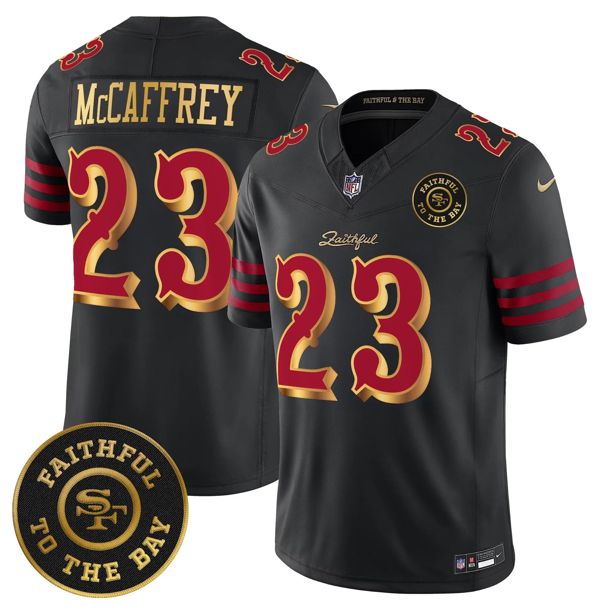 Men's Niners Football “Rivalries” Jersey - Faithful To The Bay Patch