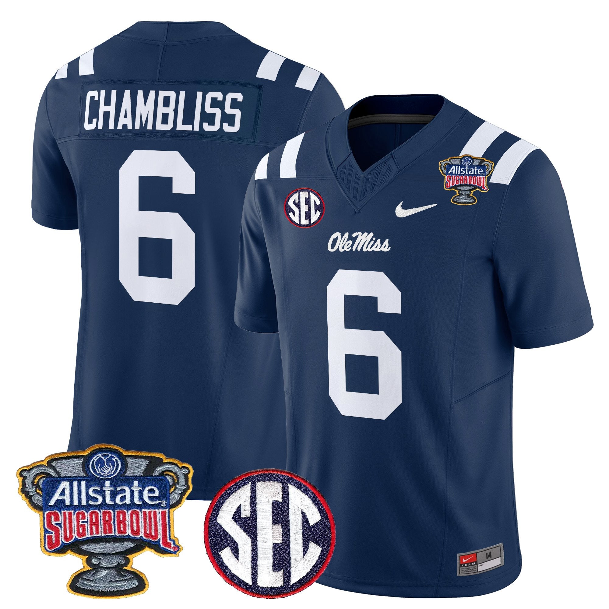 Men's Ole.M.Rebels 2026 Jersey - S.Bowl Patch