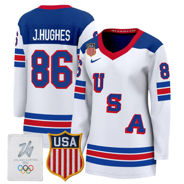 Women's 2026 USA Olympic Premium Hockey All Stitched Jersey