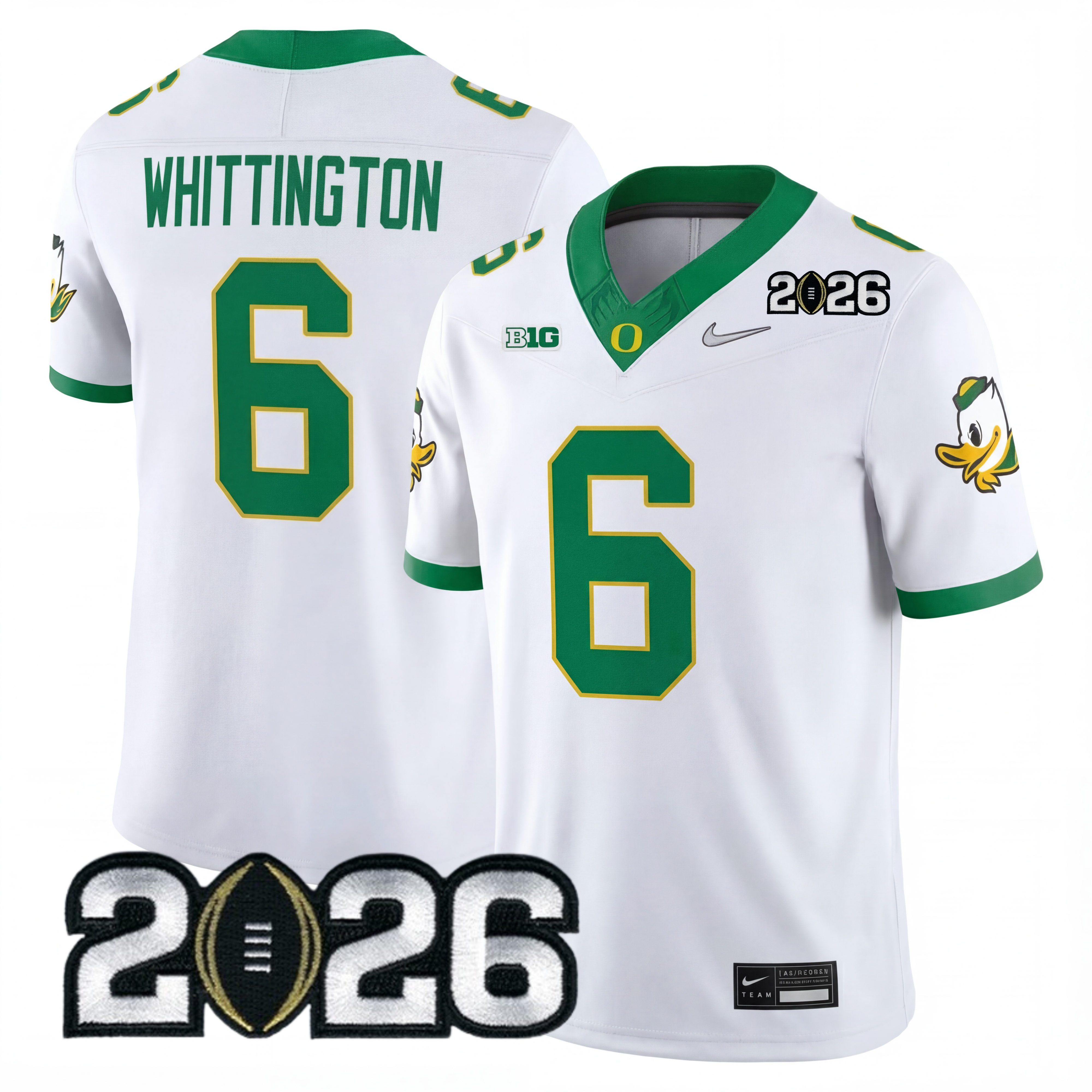 Men's O.Ducks 2026 Jersey - 2026 CFP Patch