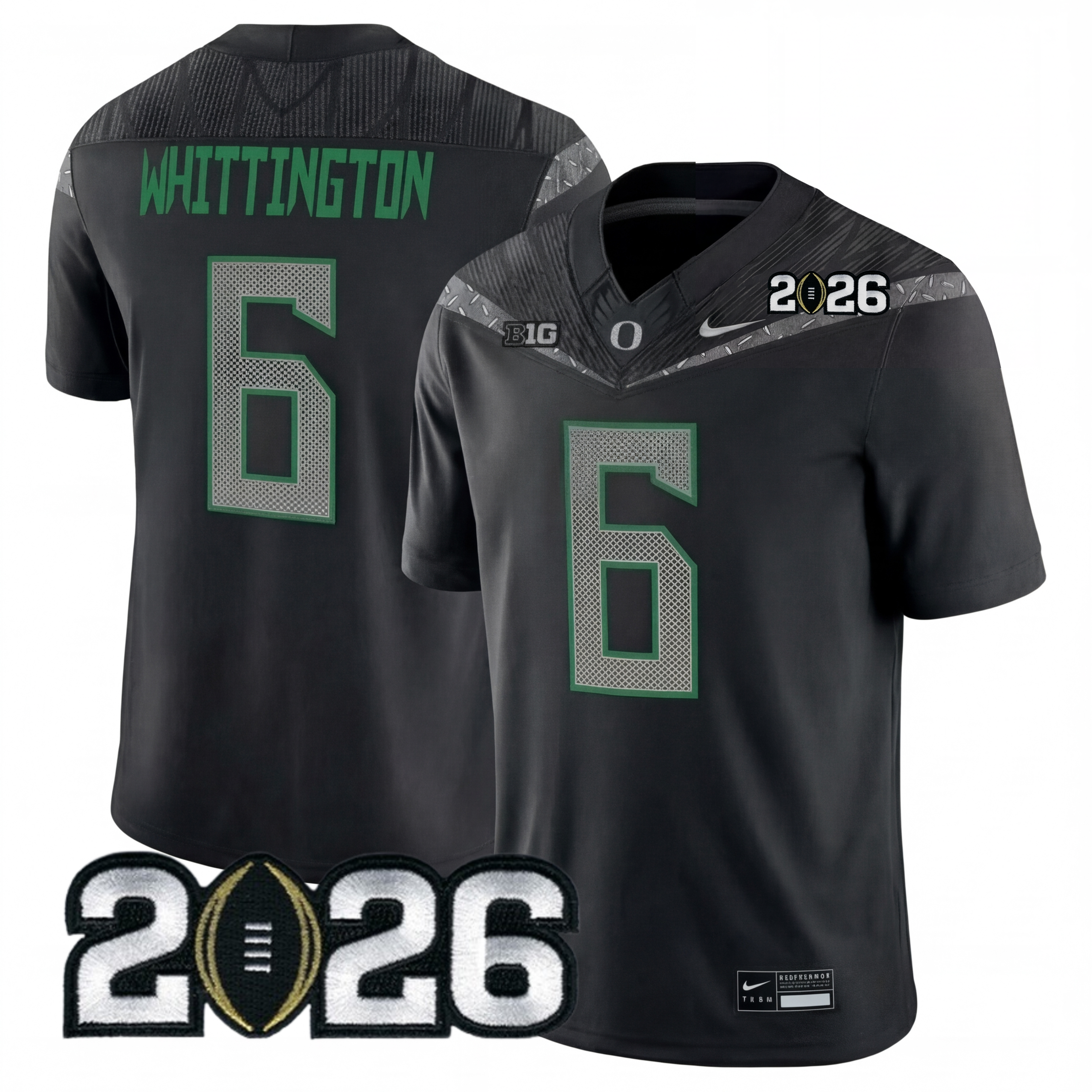 Men's O.Ducks 2026 Jersey - 2026 CFP Patch