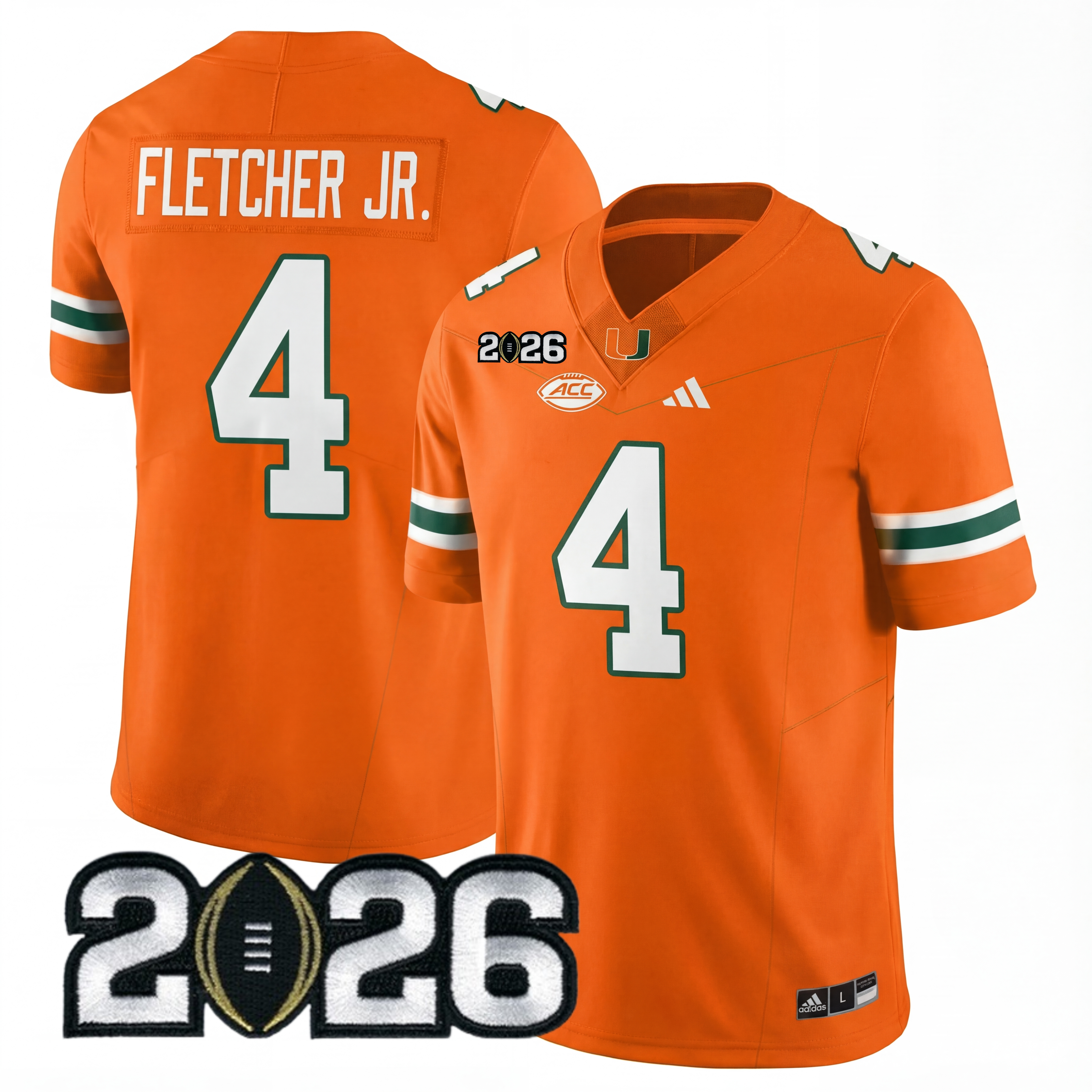 Men's M.Hurricanes 2026 Jersey - 2026 CFP Patch