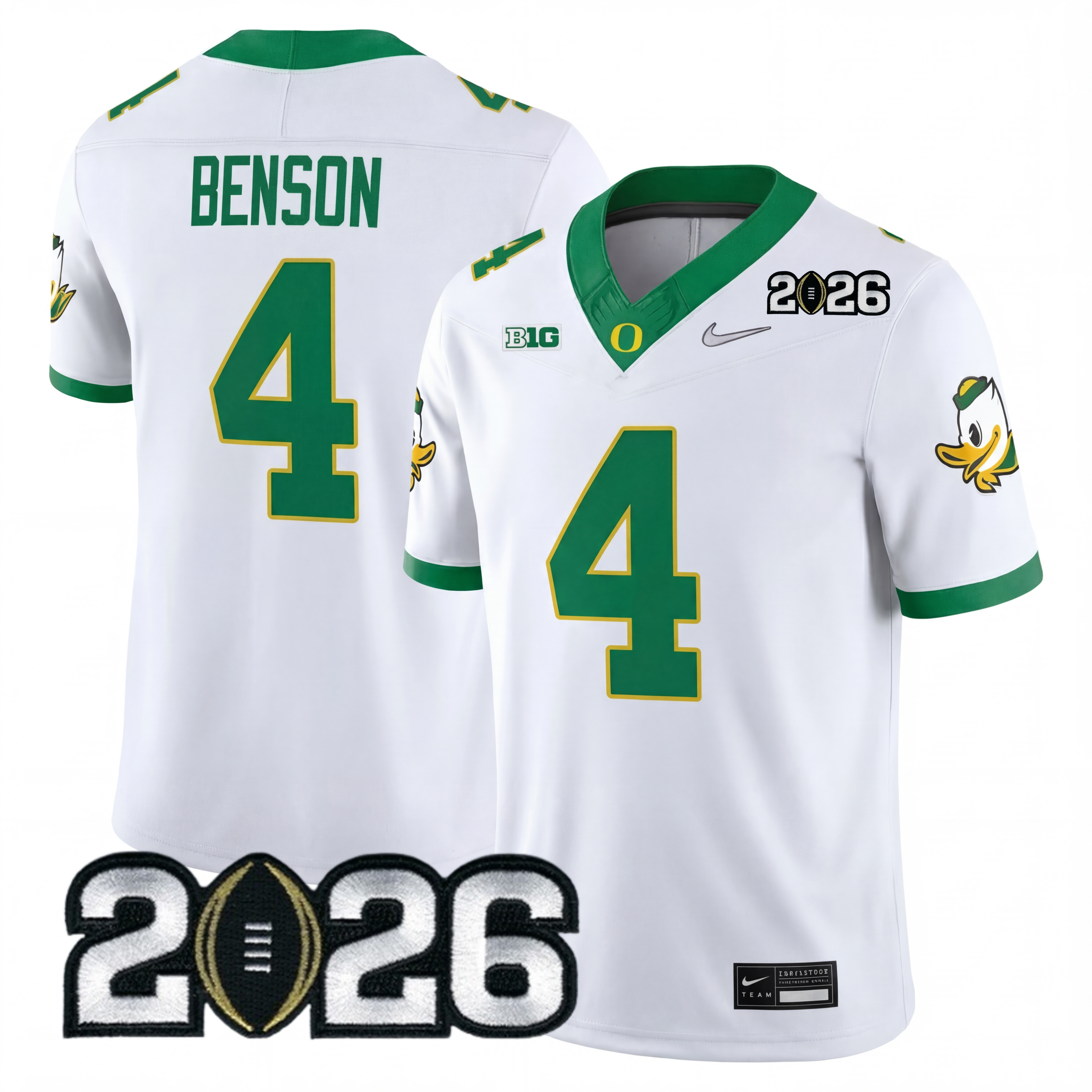 Men's O.Ducks 2026 Jersey - 2026 CFP Patch