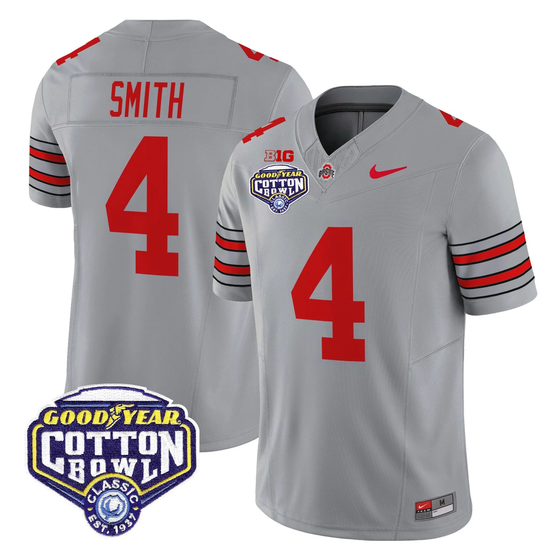Men's OSU 'Heritage Stripe" Jersey - C.Bowl Patch