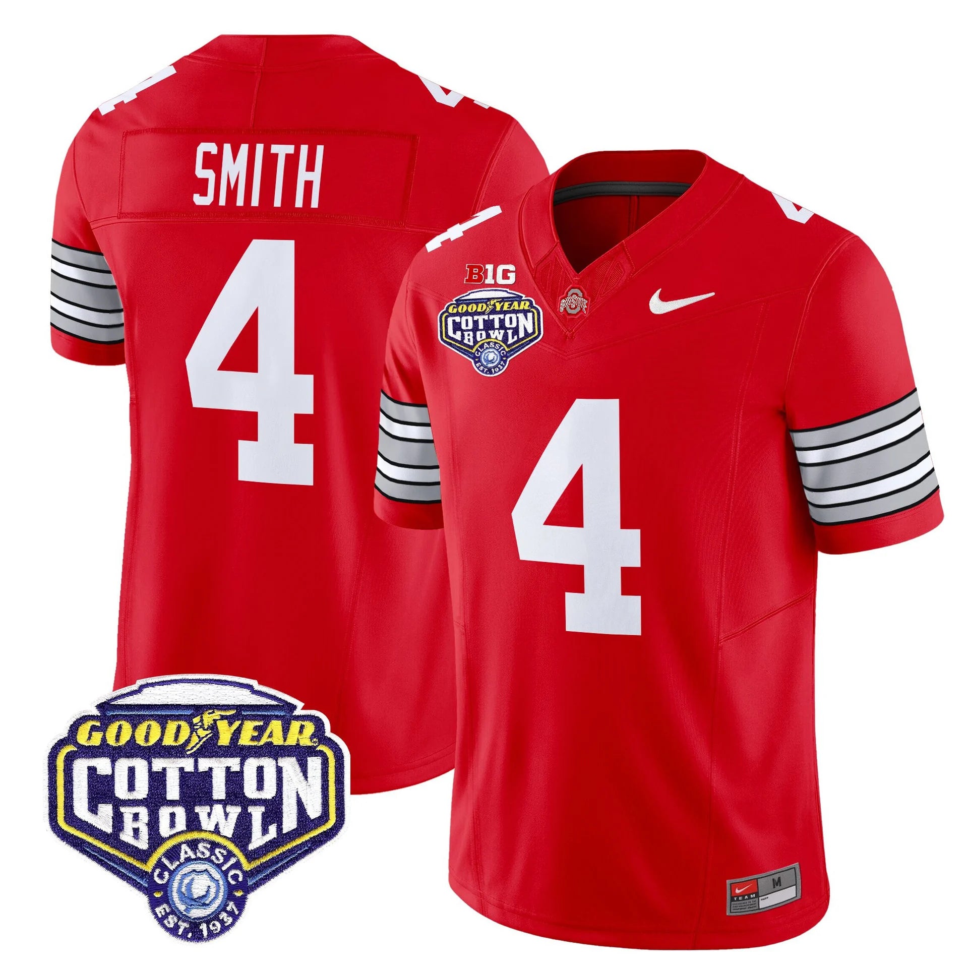 Men's OSU 'Heritage Stripe" Jersey - C.Bowl Patch