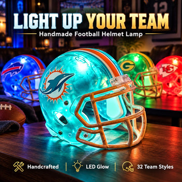 Football Helmet LED Lamp - Full 32 Team Styles 🏈