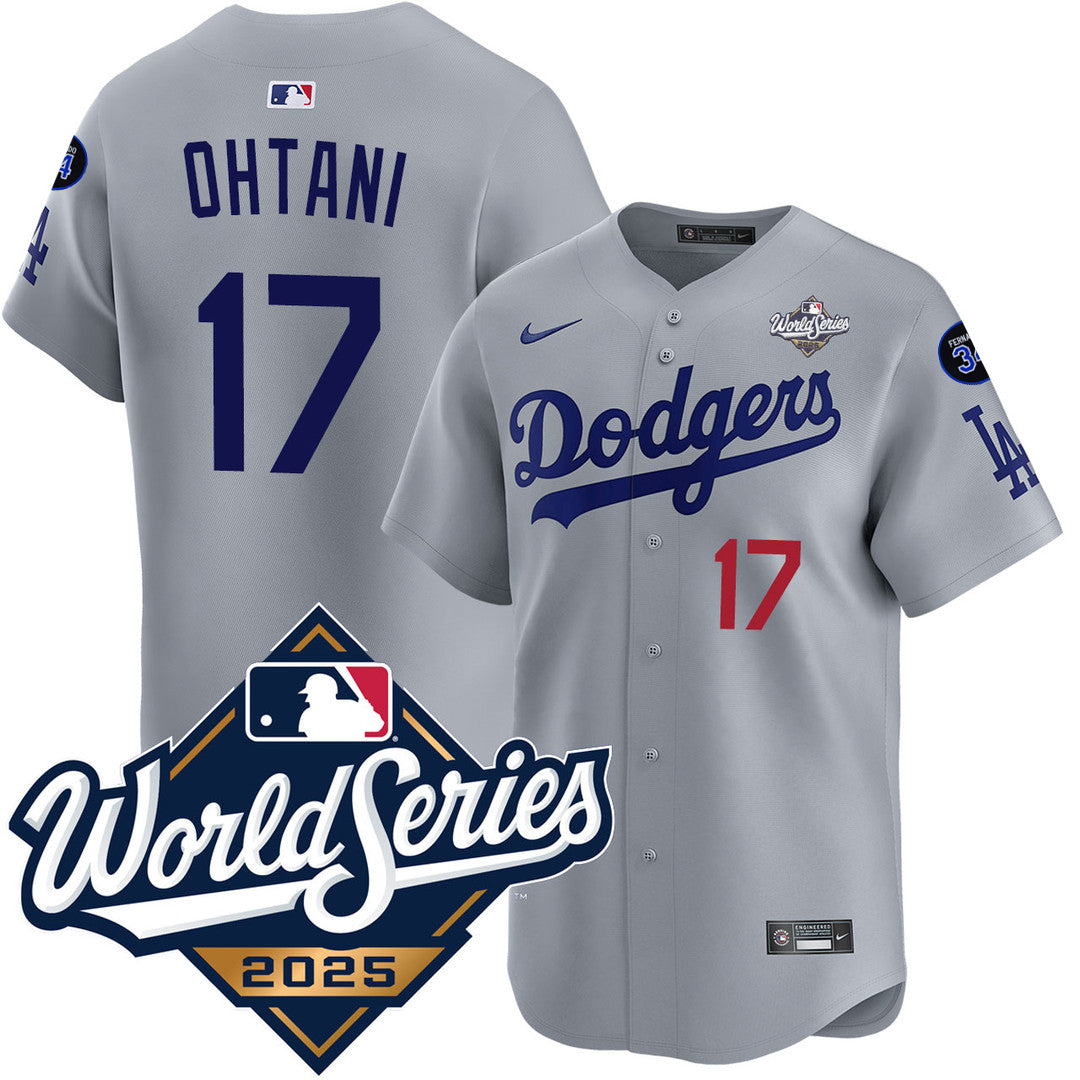 Men's LA Dodgers 25/26 Stitched Jersey - World Series 2025 Patch