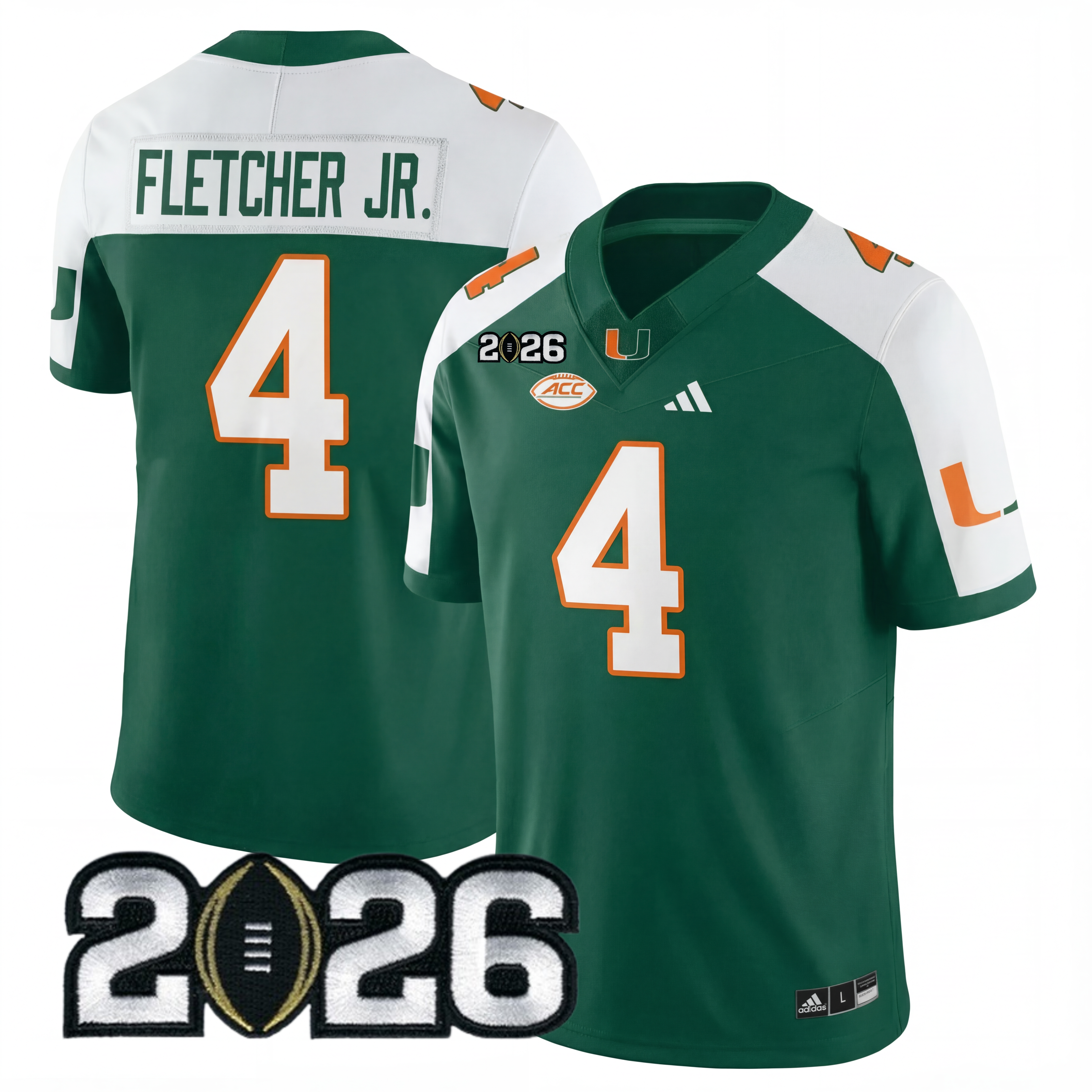 Men's M.Hurricanes 2026 Jersey - 2026 CFP Patch