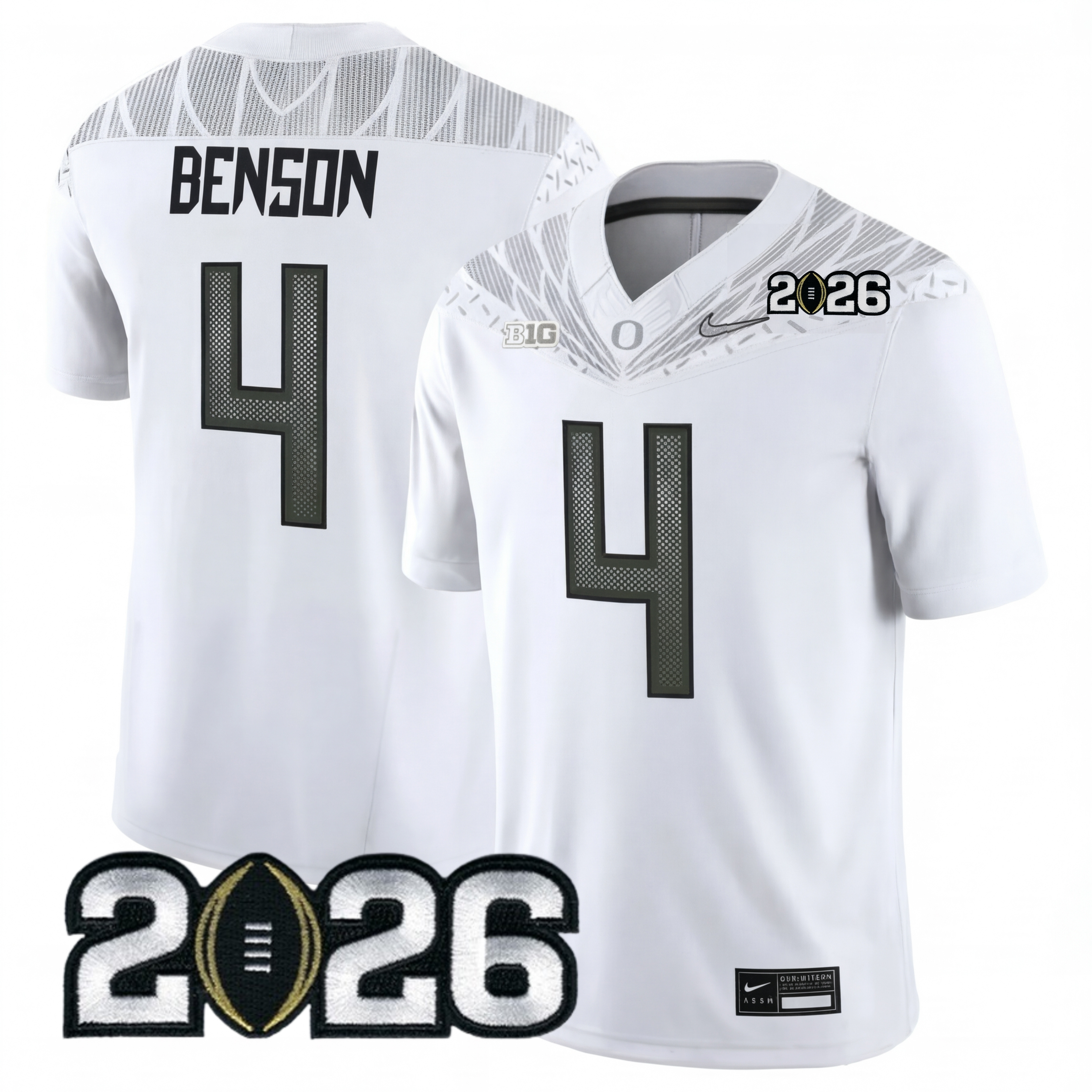 Men's O.Ducks 2026 Jersey - 2026 CFP Patch