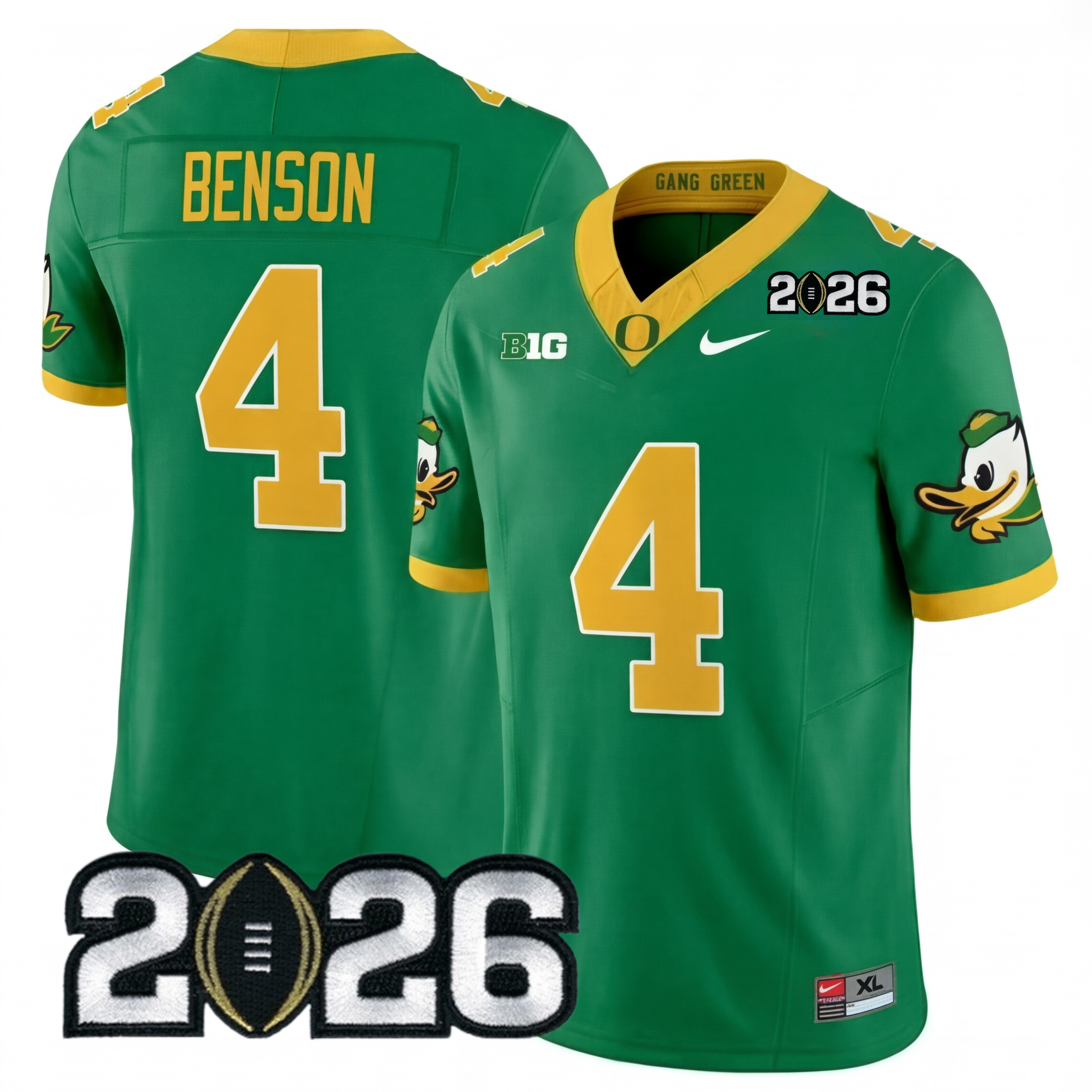 Men's O.Ducks 2026 Jersey - 2026 CFP Patch