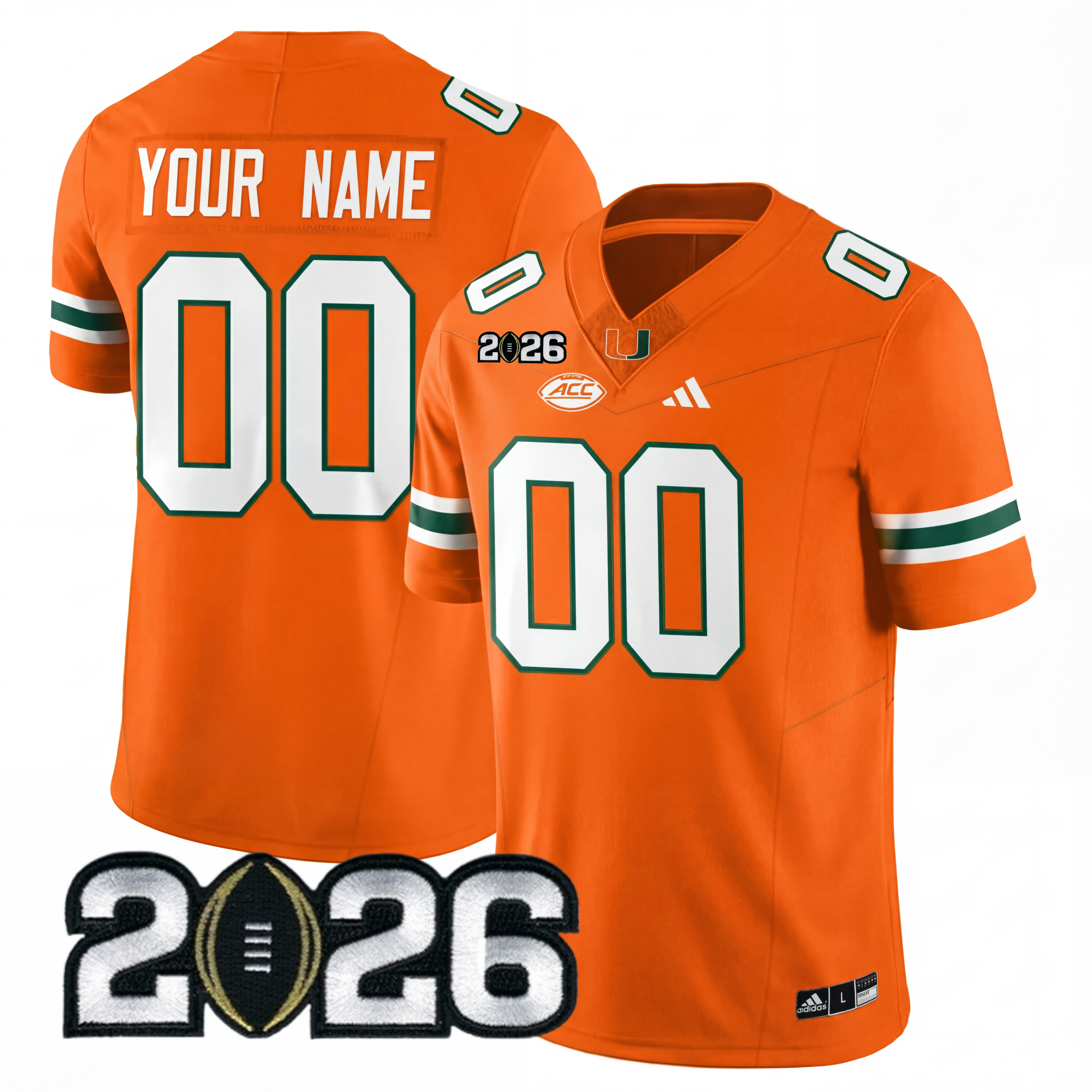 Men's M.Hurricanes 2026 Jersey - 2026 CFP Patch