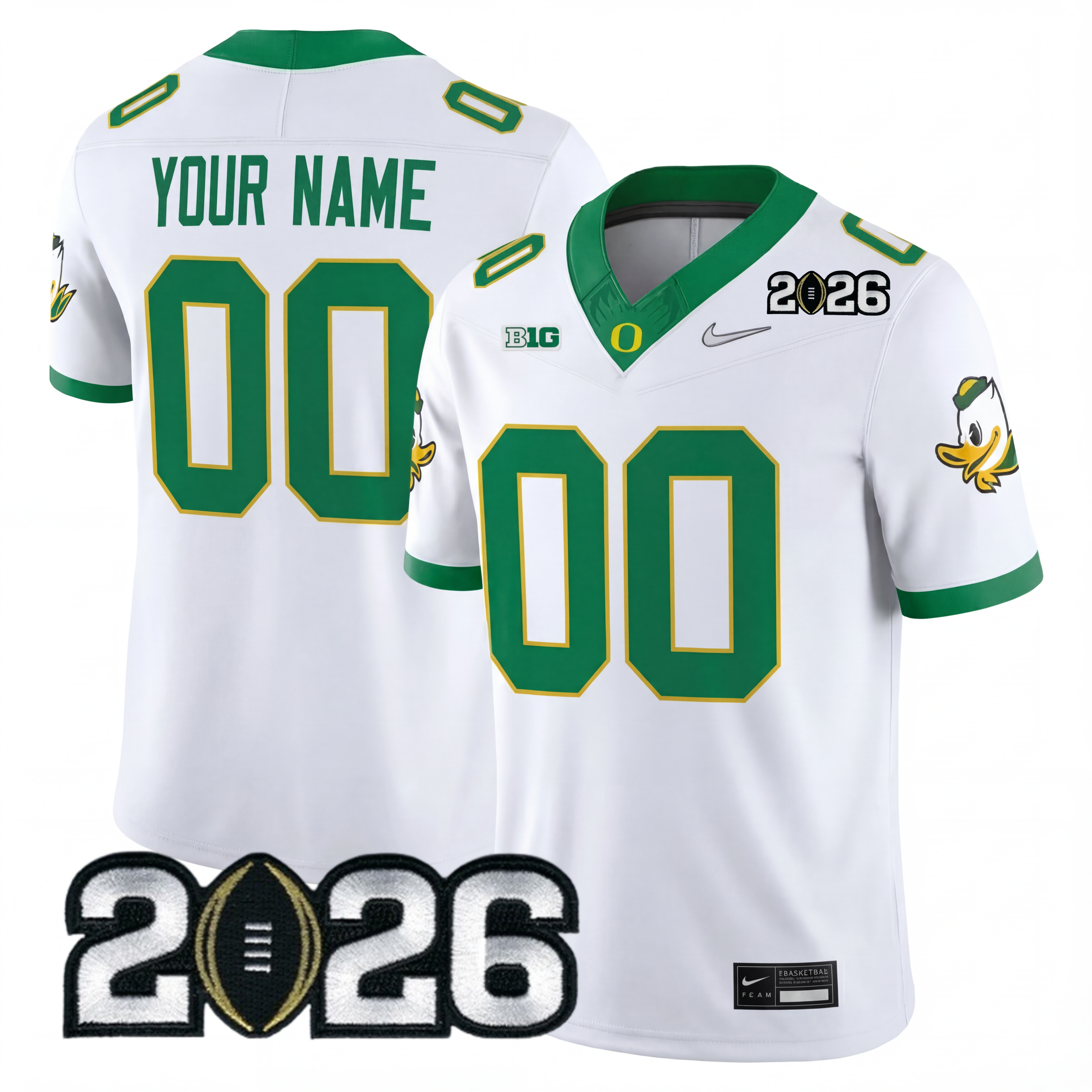 Men's O.Ducks 2026 Jersey - 2026 CFP Patch