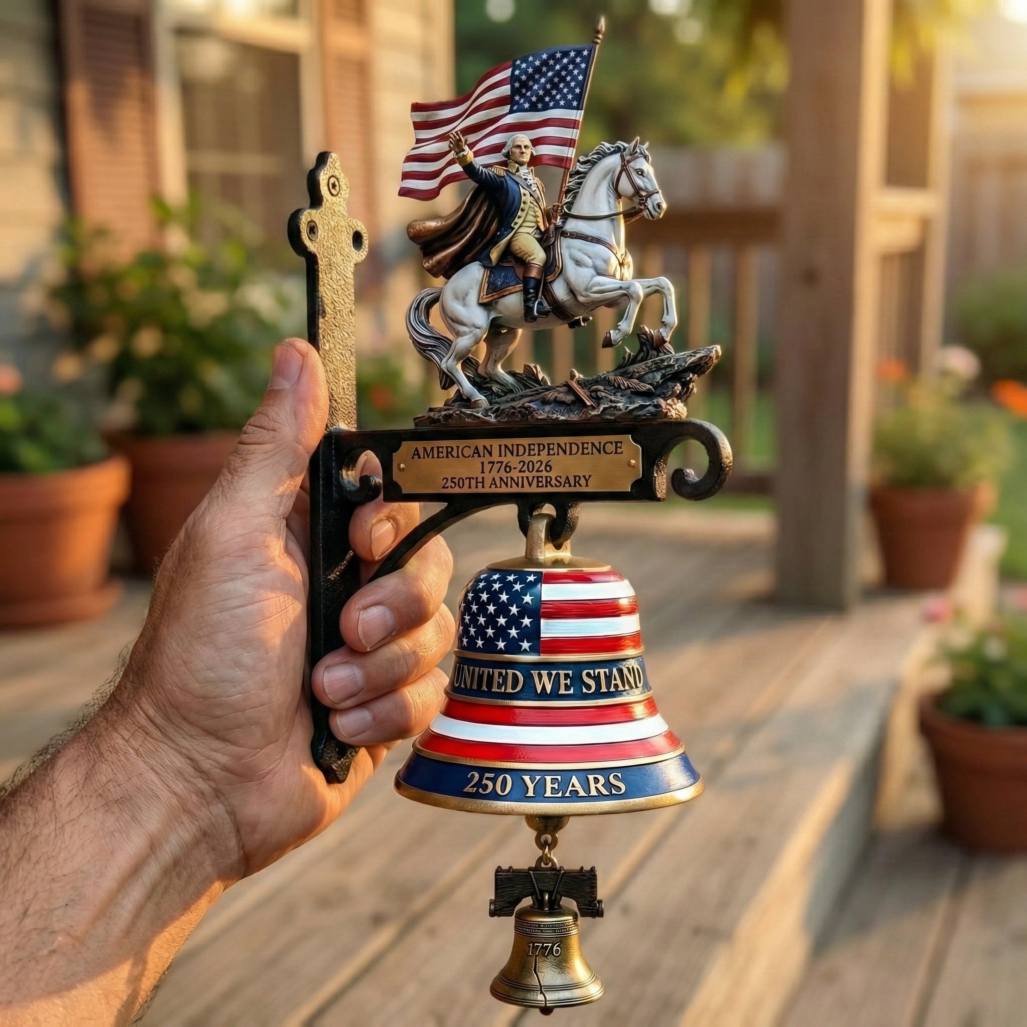 American Independence 250th Anniversary -  “United We Stand” Commemorative Doorbell