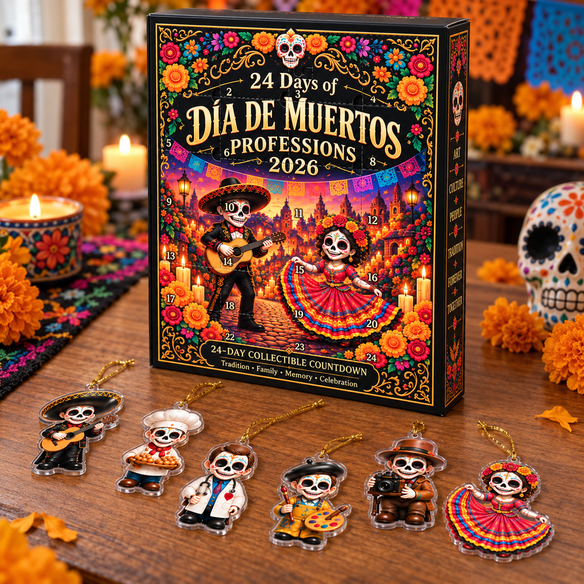 Día de Muertos Countdown Calendar