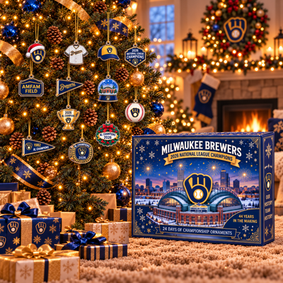 Milwaukee Brewers 2026 National League Champions Advent Calendar – 24 Days of Collectible Ornaments