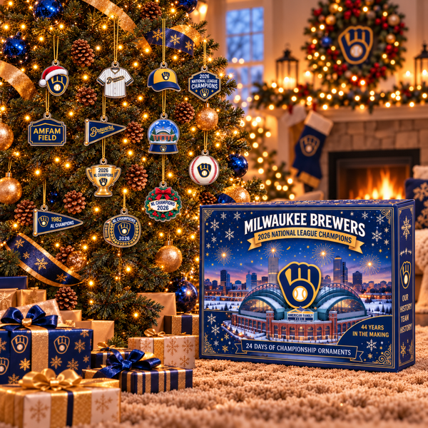 Milwaukee Brewers 2026 National League Champions Advent Calendar – 24 Days of Collectible Ornaments
