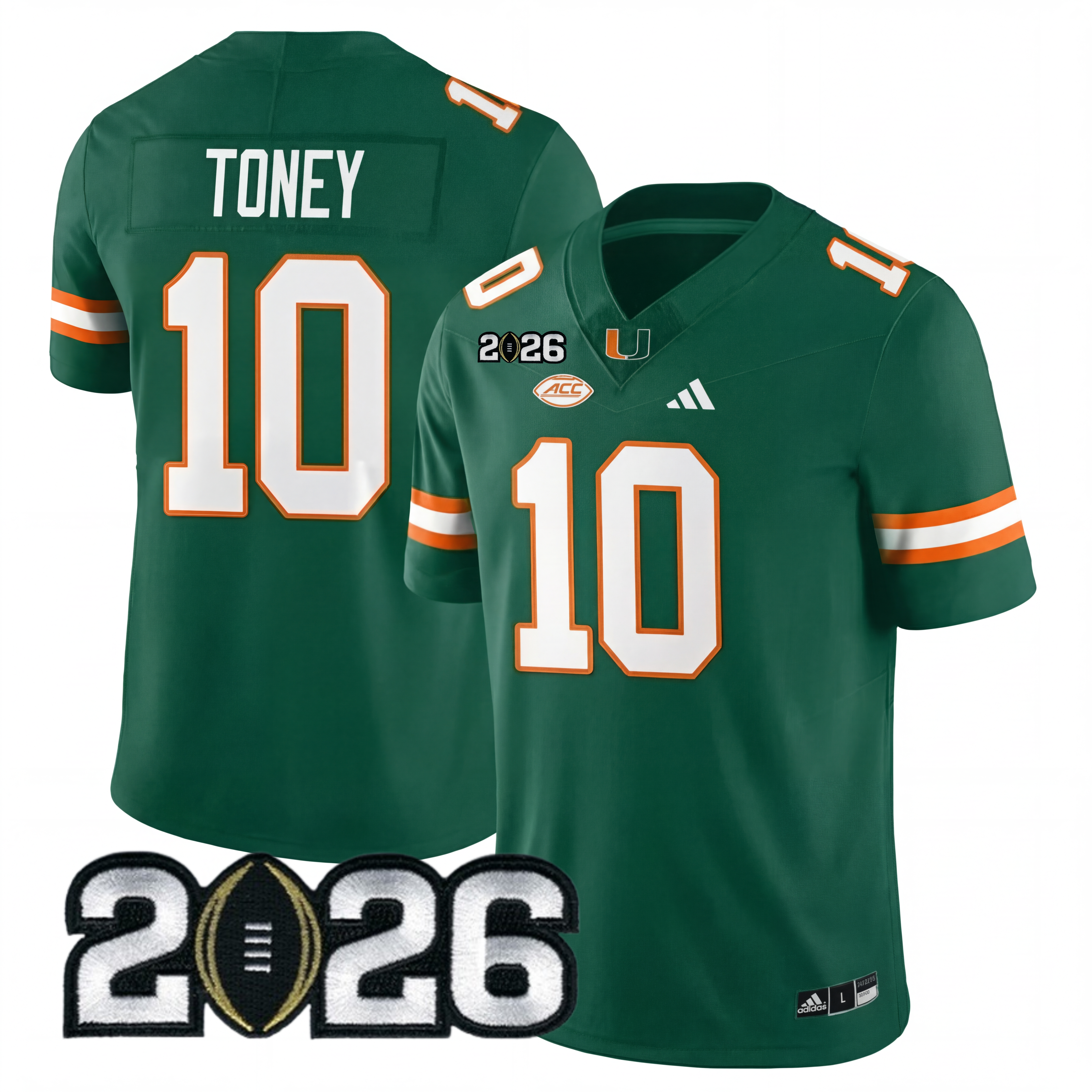 Men's M.Hurricanes 2026 Jersey - 2026 CFP Patch