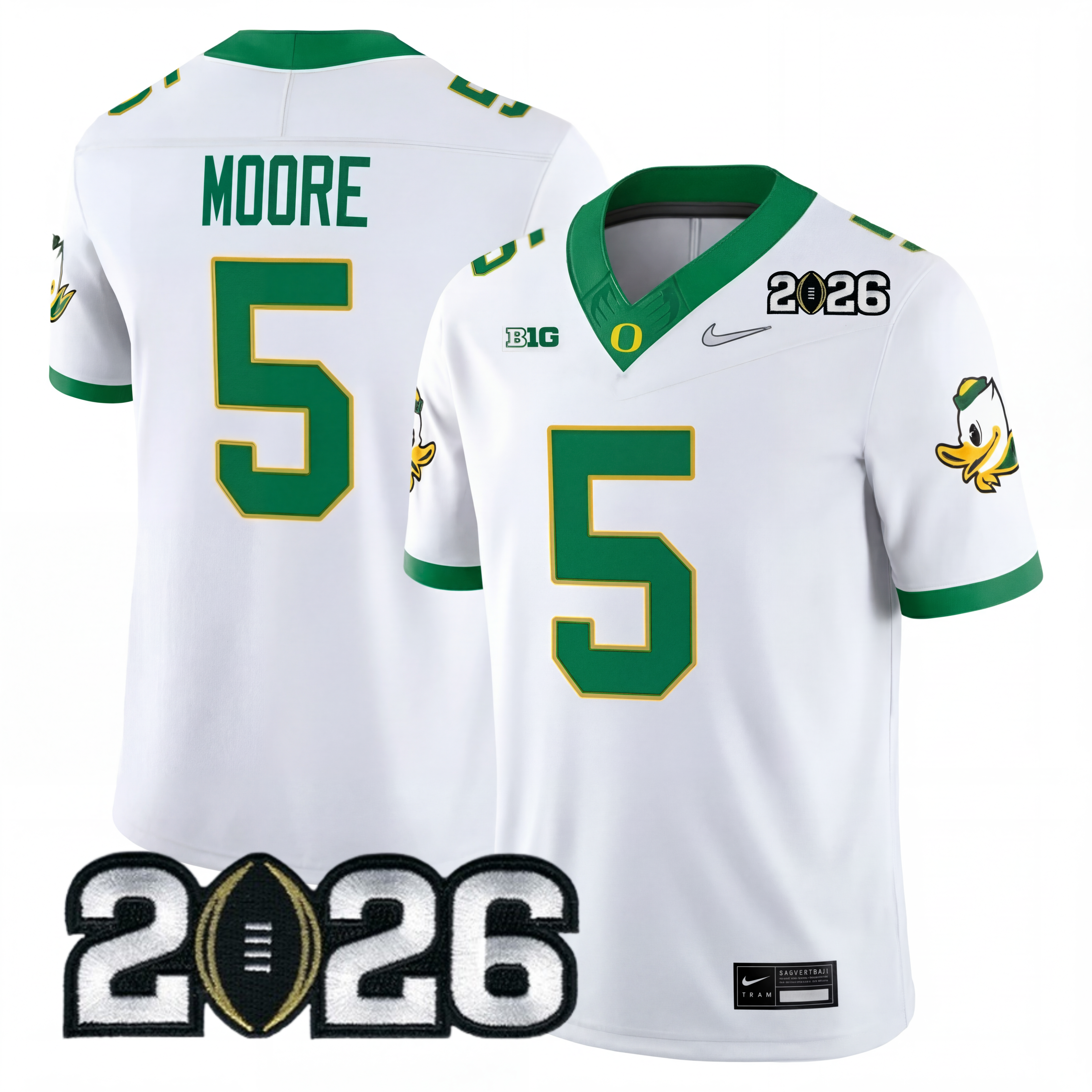 Men's O.Ducks 2026 Jersey - 2026 CFP Patch