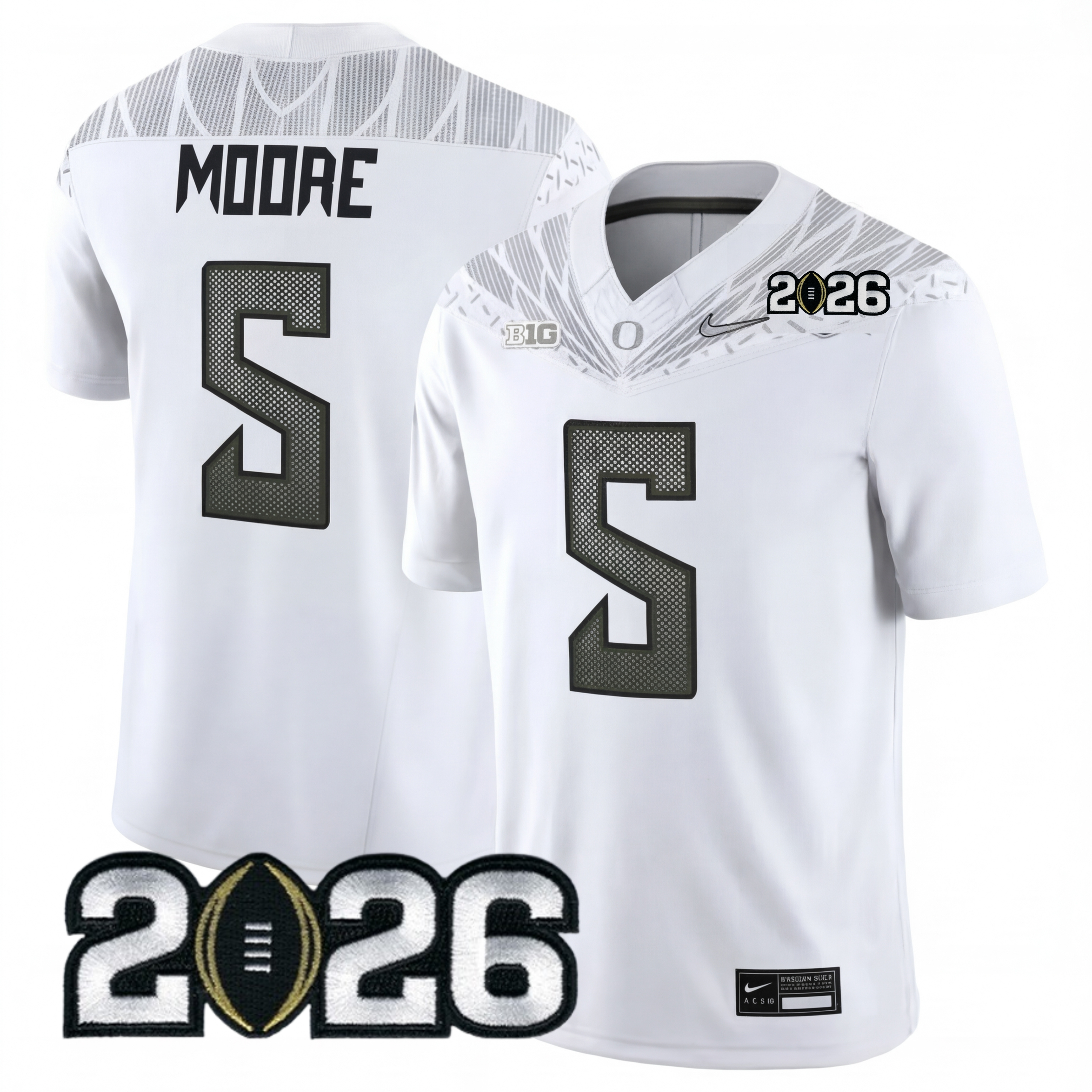 Men's O.Ducks 2026 Jersey - 2026 CFP Patch