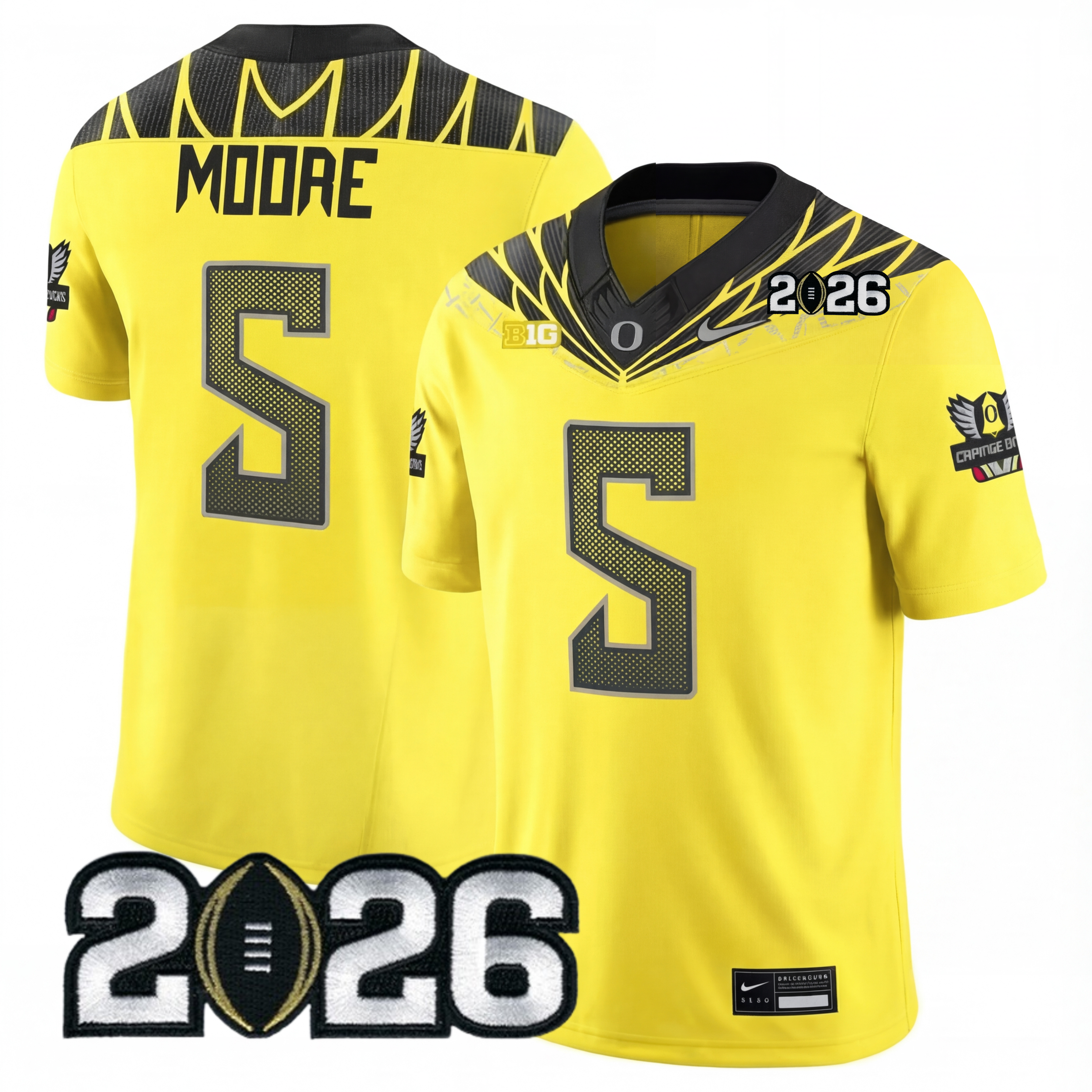 Men's O.Ducks 2026 Jersey - 2026 CFP Patch