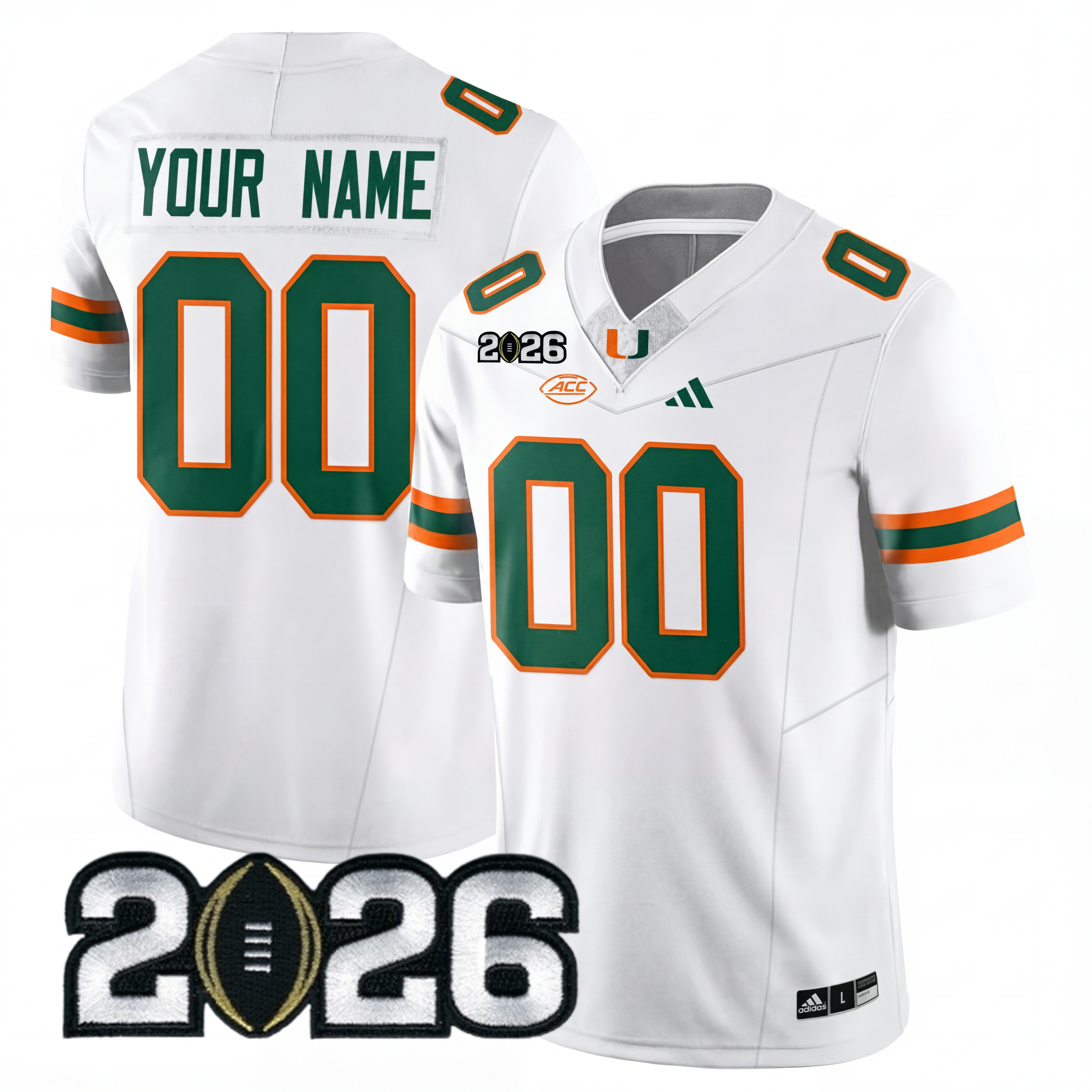 Men's M.Hurricanes 2026 Jersey - 2026 CFP Patch