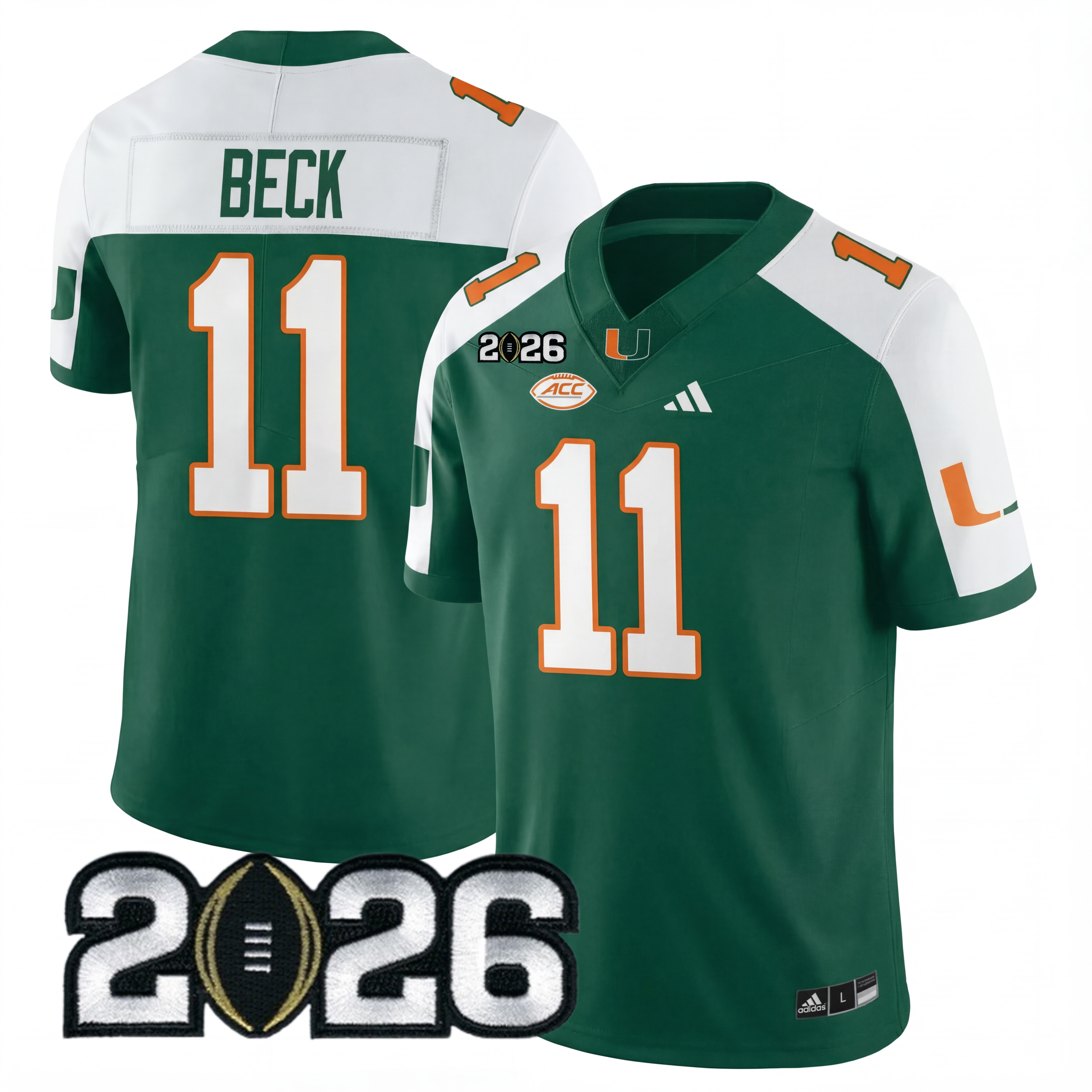 Men's M.Hurricanes 2026 Jersey - 2026 CFP Patch