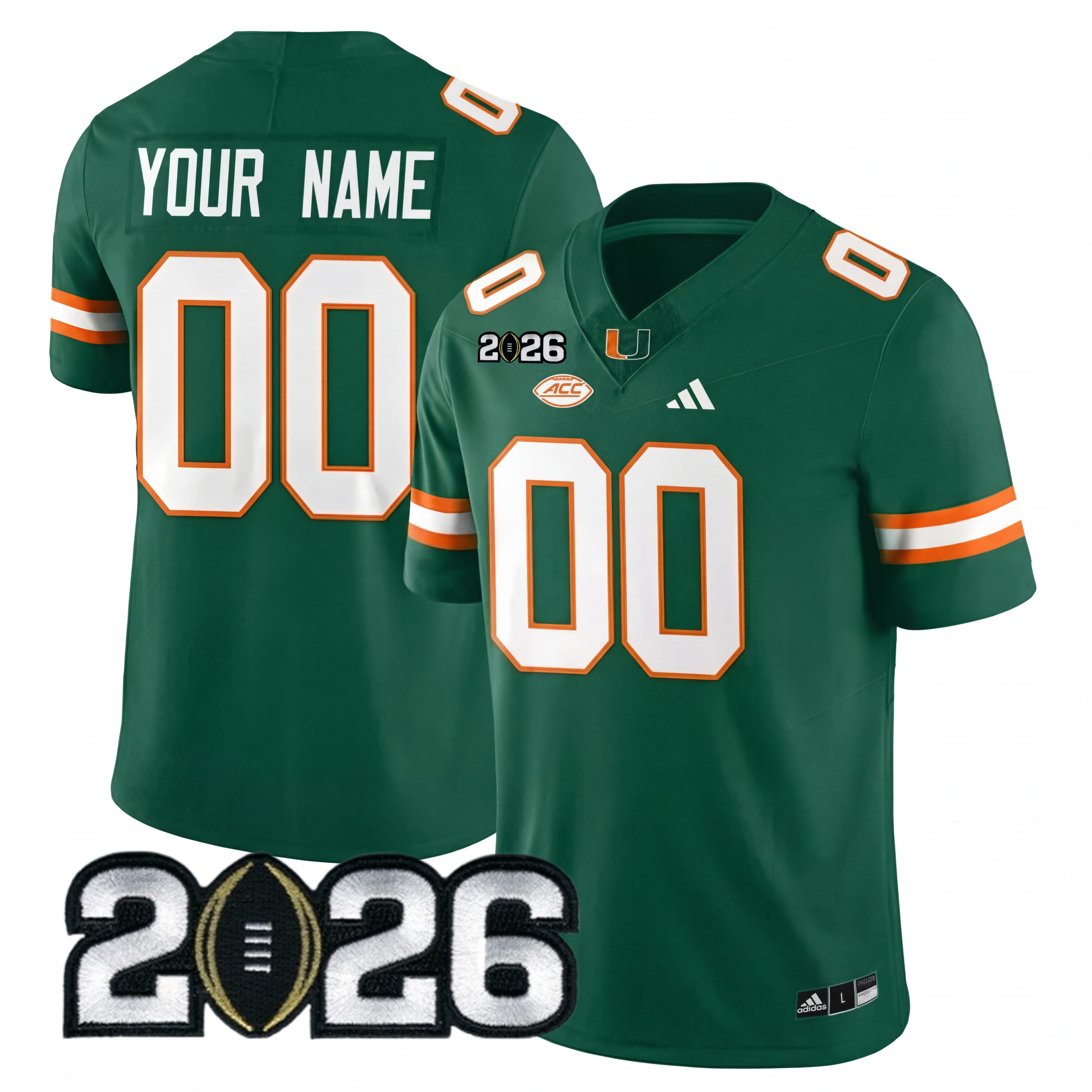 Men's M.Hurricanes 2026 Jersey - 2026 CFP Patch