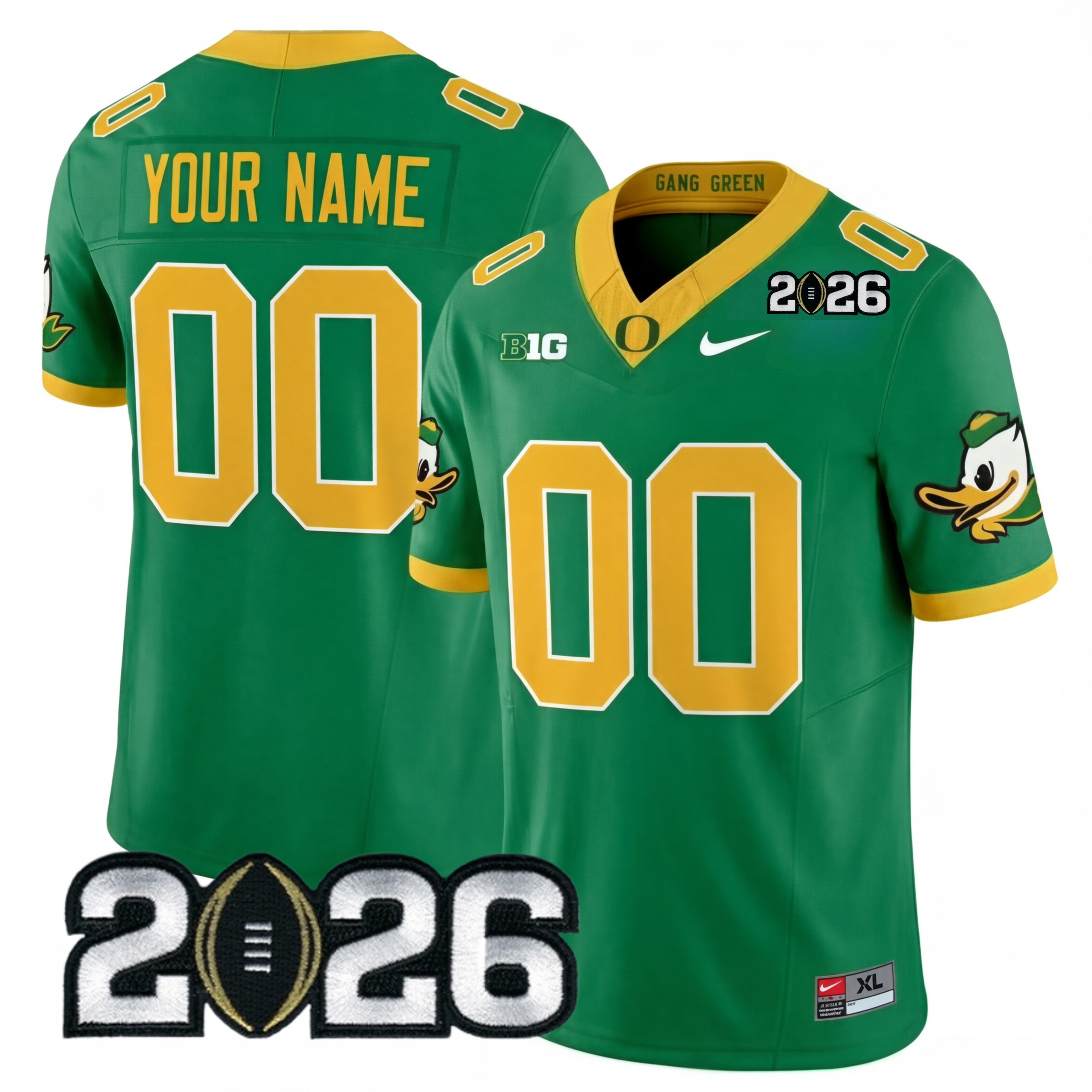 Men's O.Ducks 2026 Jersey - 2026 CFP Patch