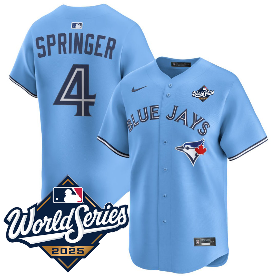 T. Blue Jays 25/26 Stitched Jersey - World Series 2025 Patch