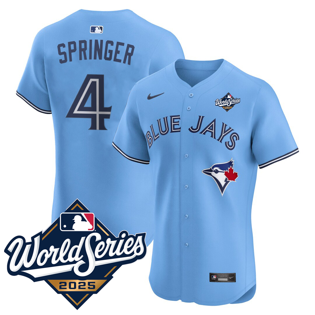 T. Blue Jays 25/26 Stitched Jersey - World Series 2025 Patch
