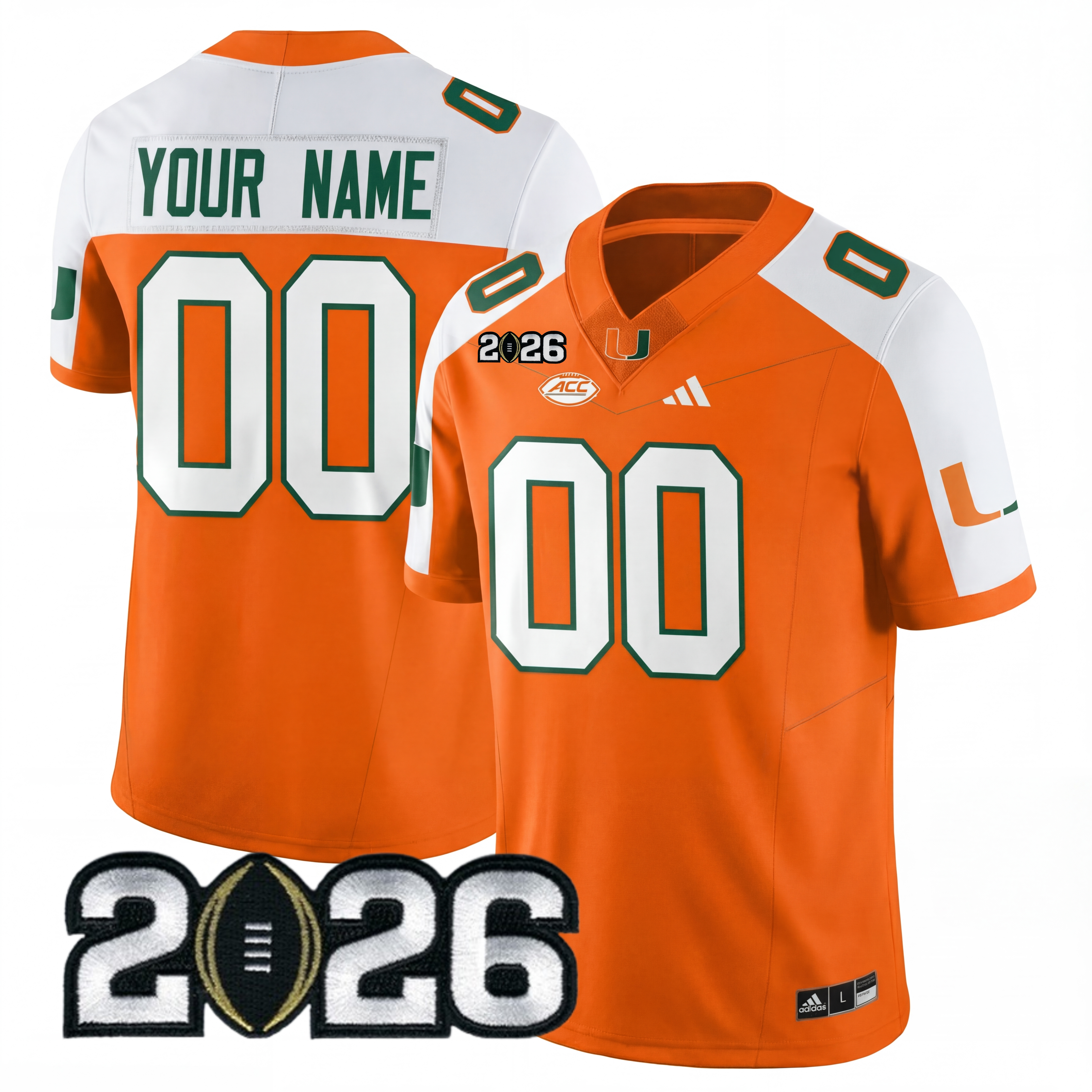 Men's M.Hurricanes 2026 Jersey - 2026 CFP Patch