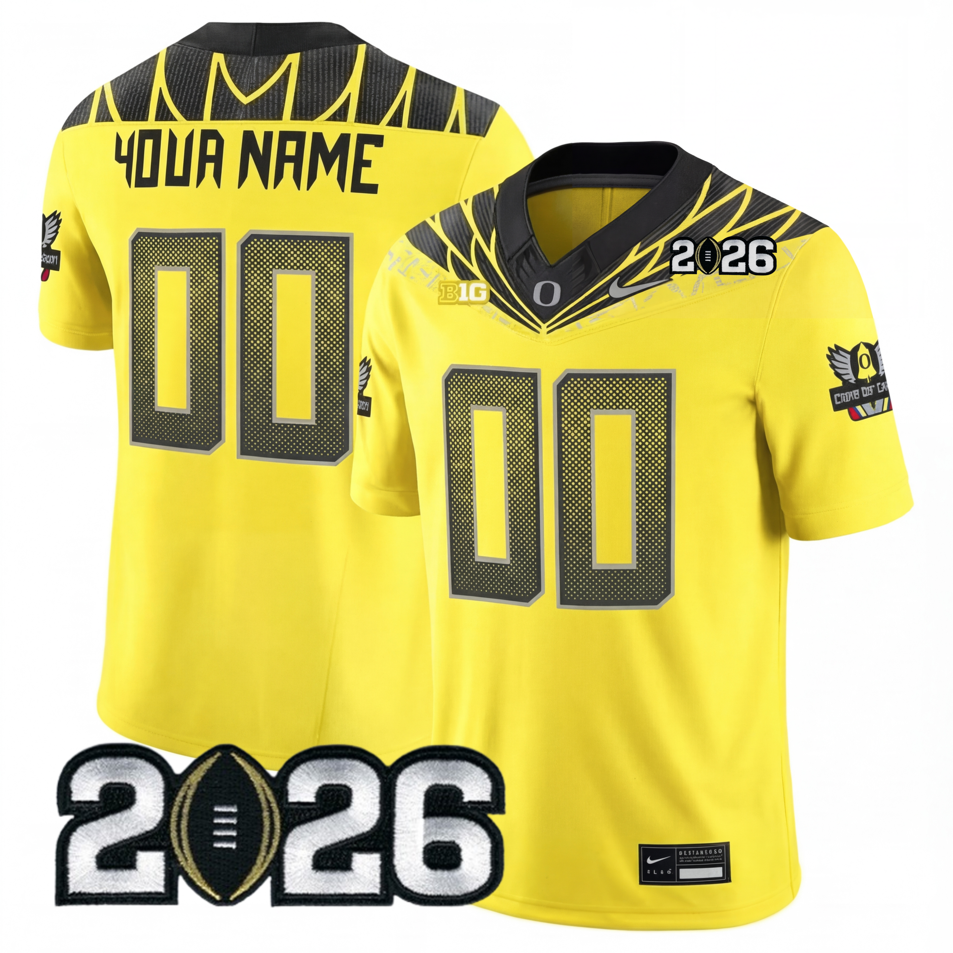 Men's O.Ducks 2026 Jersey - 2026 CFP Patch