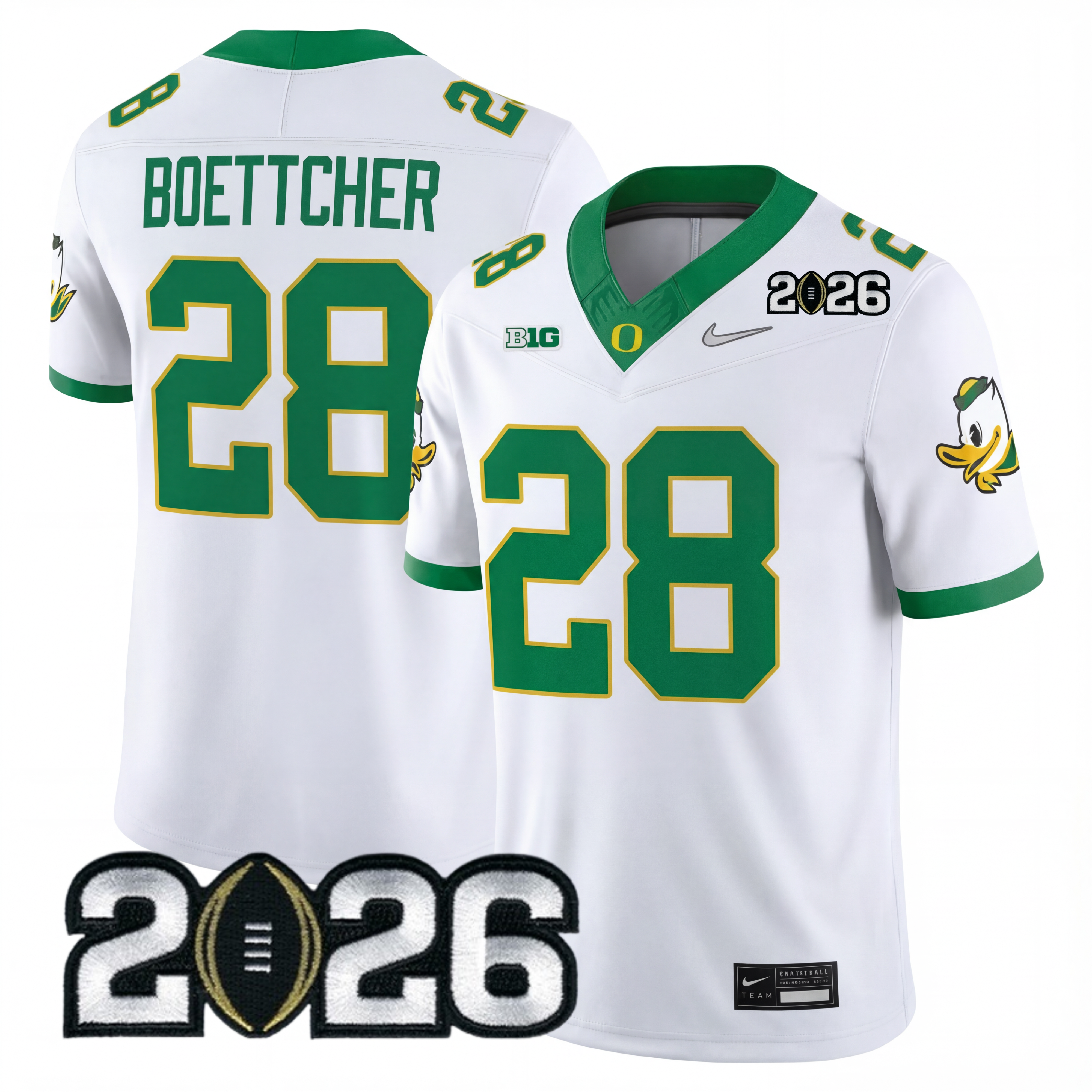 Men's O.Ducks 2026 Jersey - 2026 CFP Patch