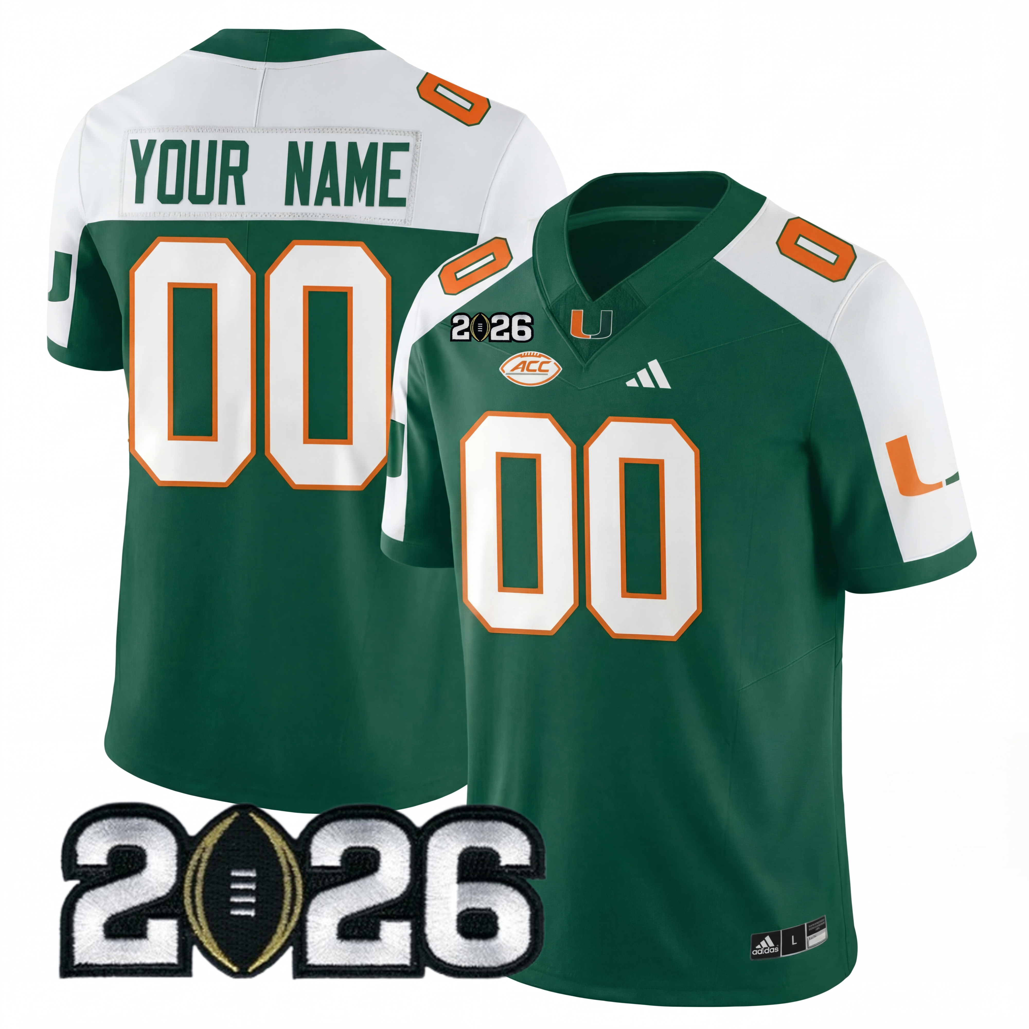 Men's M.Hurricanes 2026 Jersey - 2026 CFP Patch
