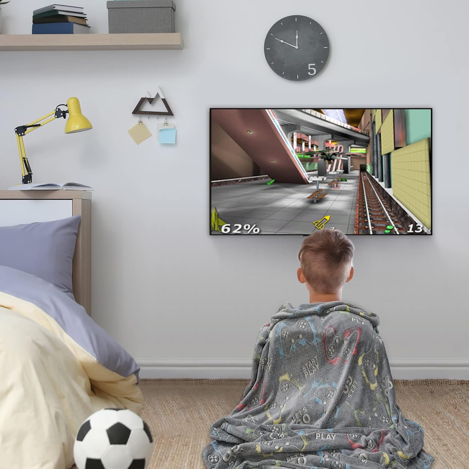 Glow in the dark Gaming Blanket