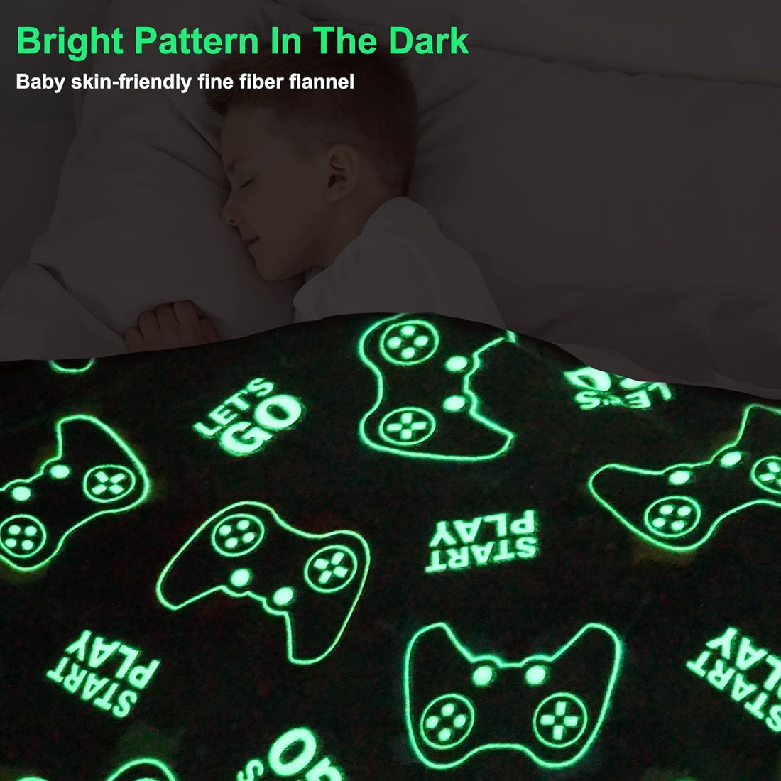 Glow in the dark Gaming Blanket