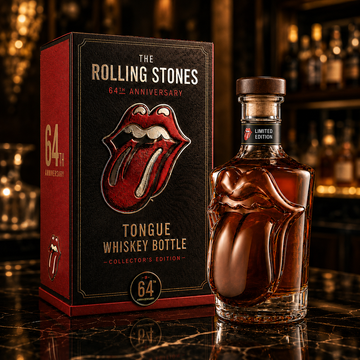 The Rolling Stones 64th Anniversary Tongue Collectible Bottle