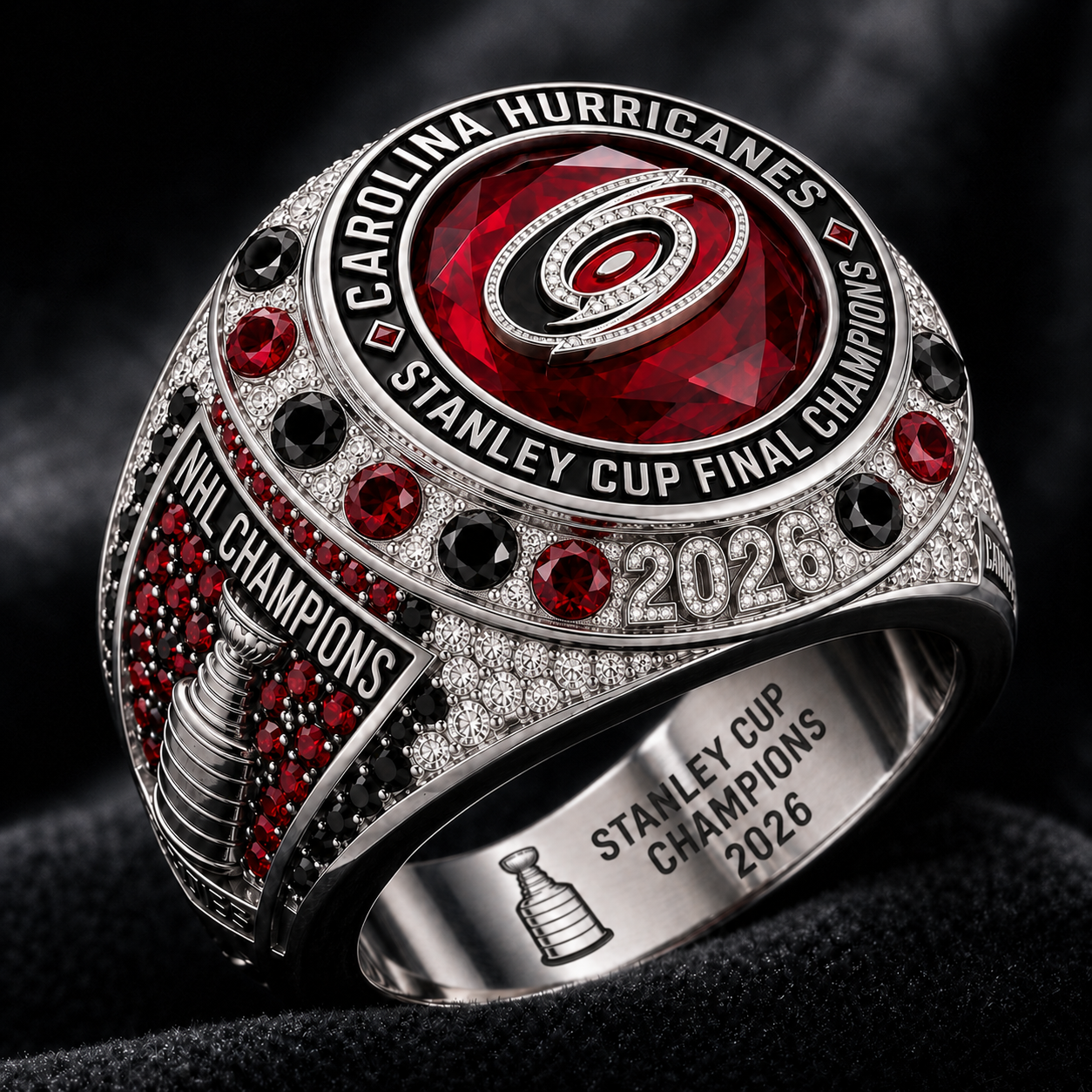 Carolina Hurricanes Stanley Cup Final Champions 2026 Commemorative Ring