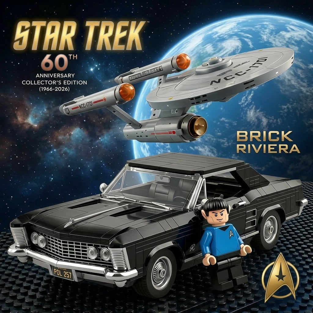 Star Trek 60th Anniversary - Spock Riviera Collector Building Set
