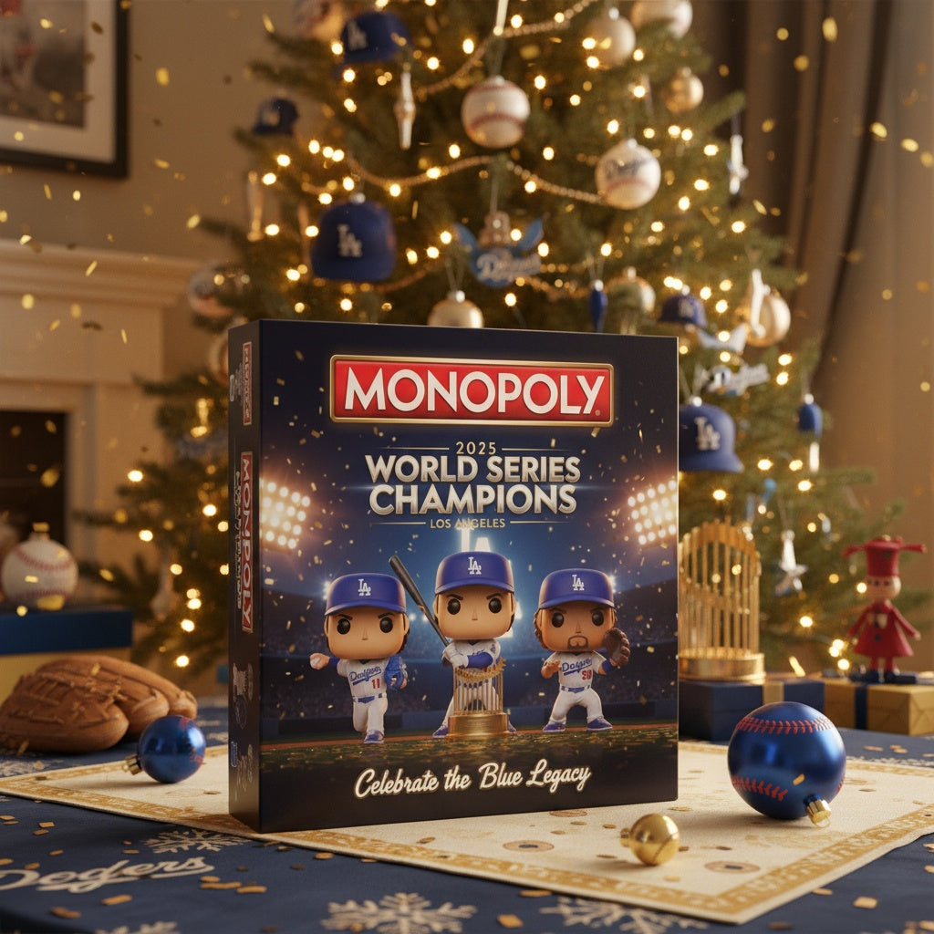 LA Dodgers World Series Champions 2025 Monopoly