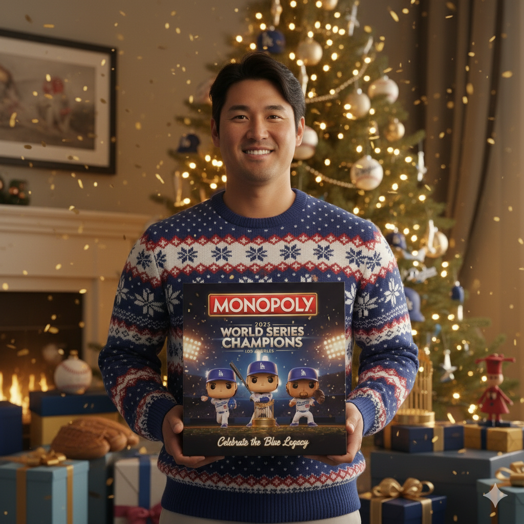 LA Dodgers World Series Champions 2025 Monopoly