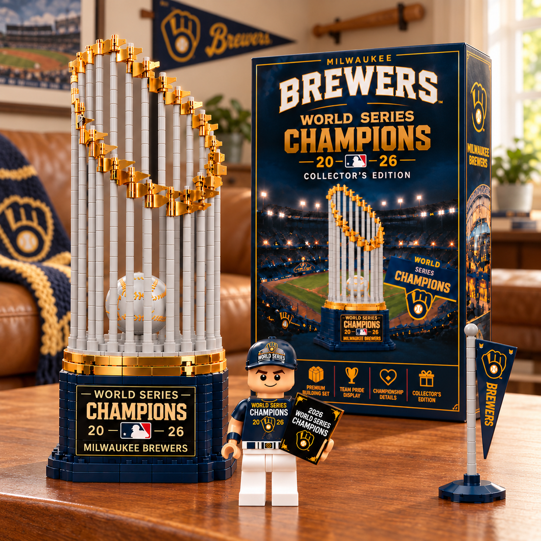 Milwaukee Brewers World Series Champions 2026 Building Set – Collector's Edition ⚾🏆