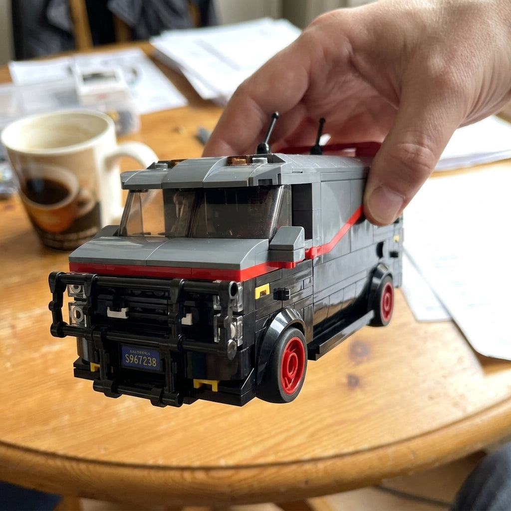 The A-Team Van & Crew Building Block Set