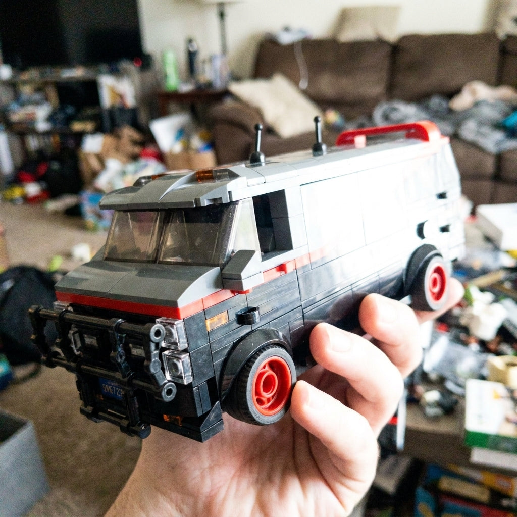 The A-Team Van & Crew Building Block Set