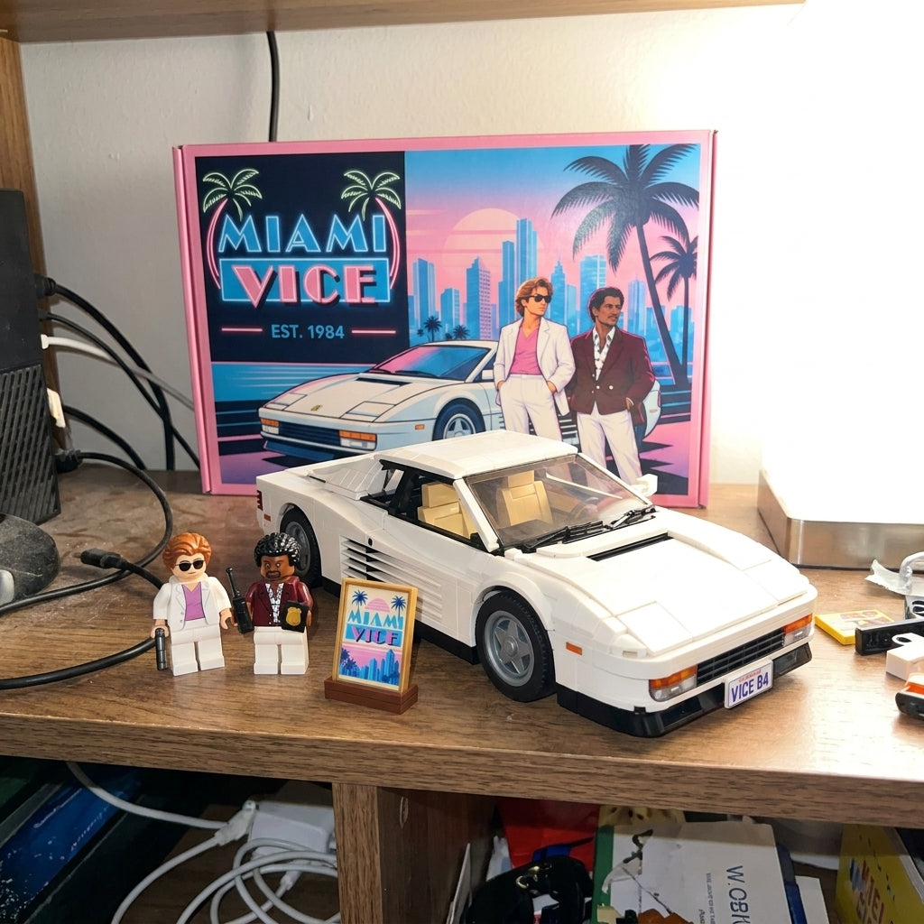 Miami Vice – Inspired 80s Miami Collector Building Set