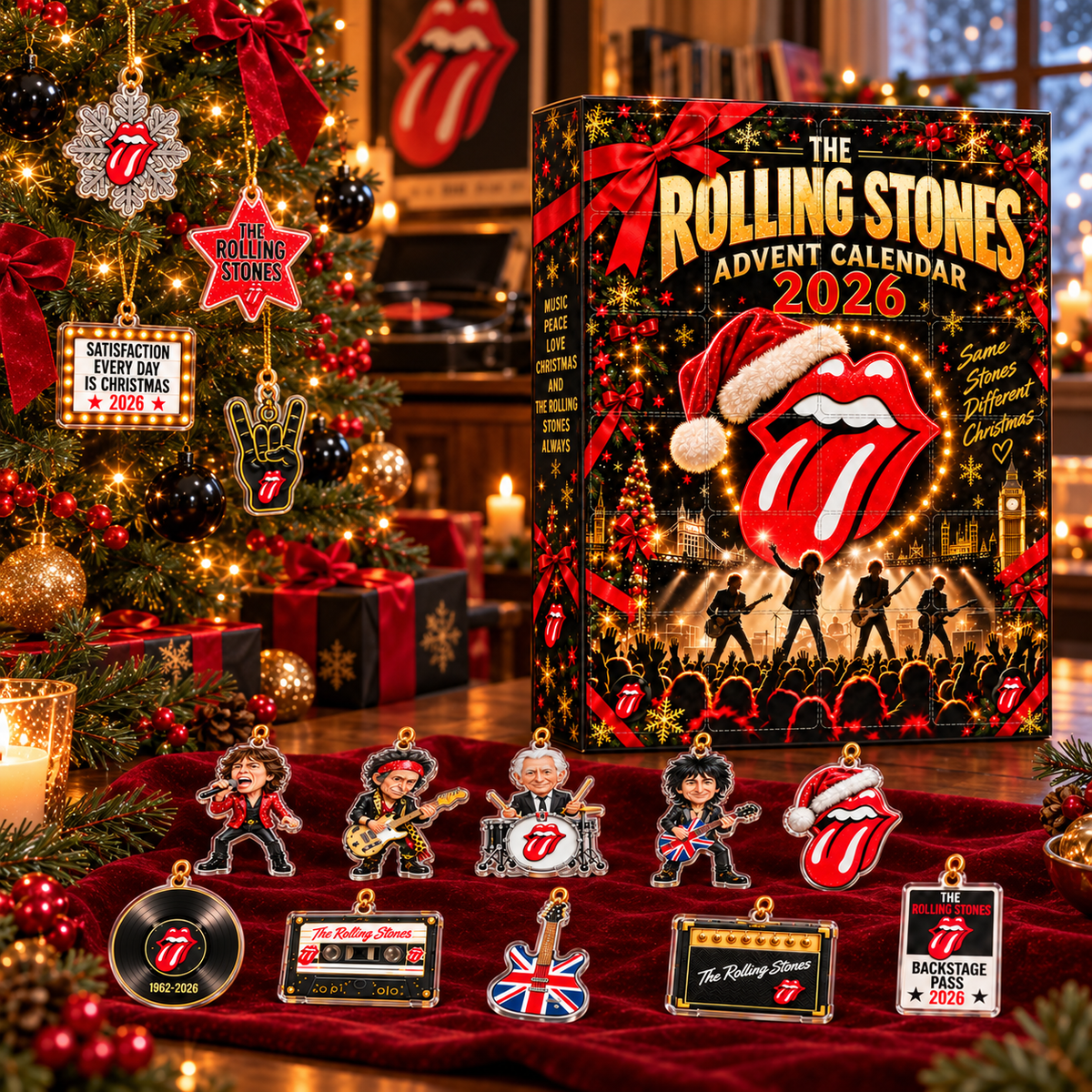 The Rolling Stones 2026 Advent Calendar – 24 Days of Rock 'n' Roll Christmas Magic 🎸